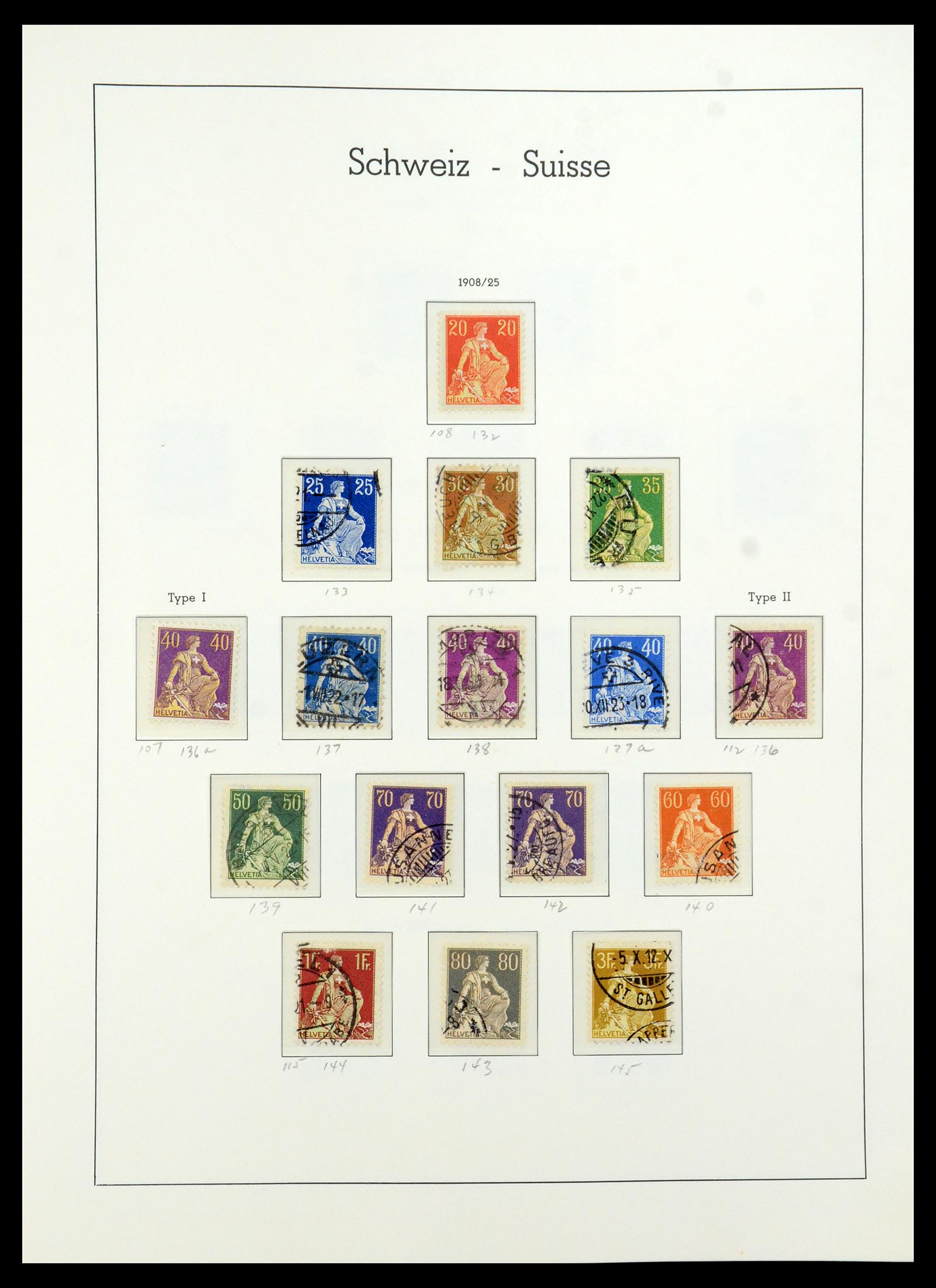 36284 014 - Stamp collection 36284 Switzerland 1854-2006.