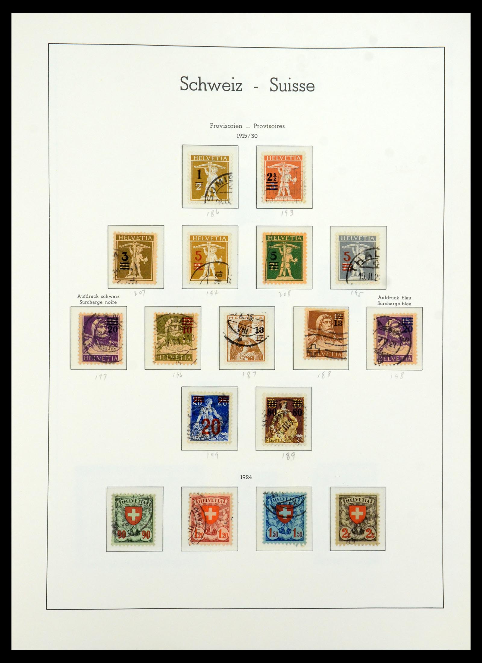 36284 016 - Stamp collection 36284 Switzerland 1854-2006.