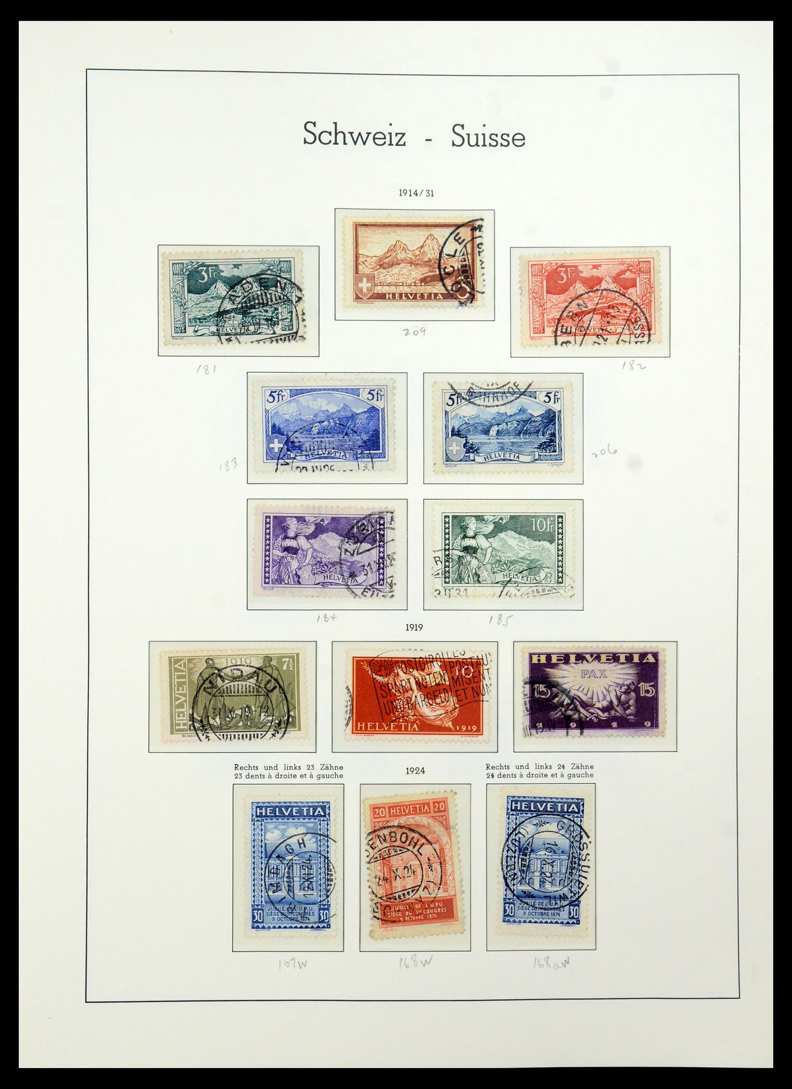 36284 018 - Postzegelverzameling 36284 Zwitserland 1854-2006.
