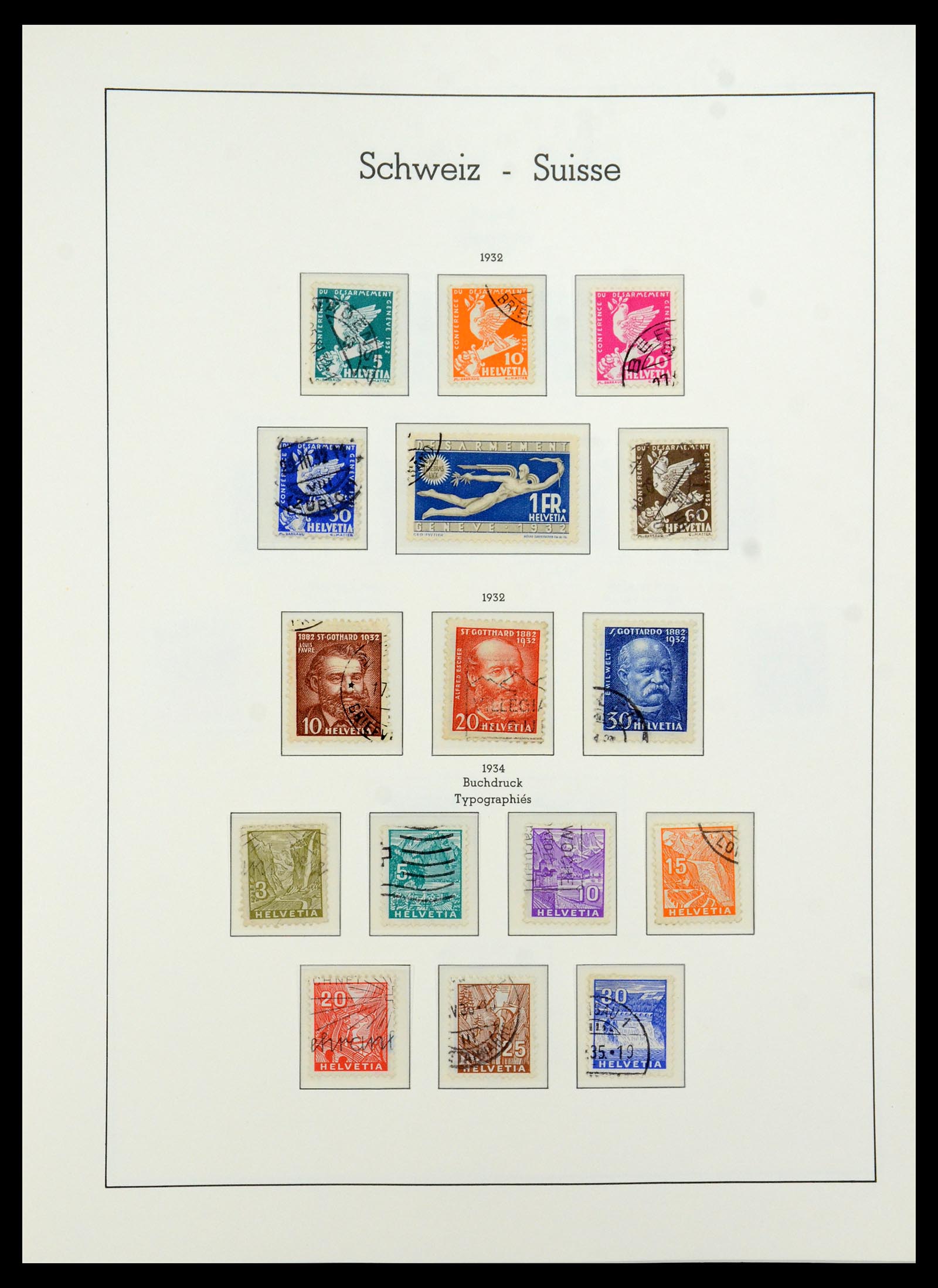 36284 019 - Stamp collection 36284 Switzerland 1854-2006.