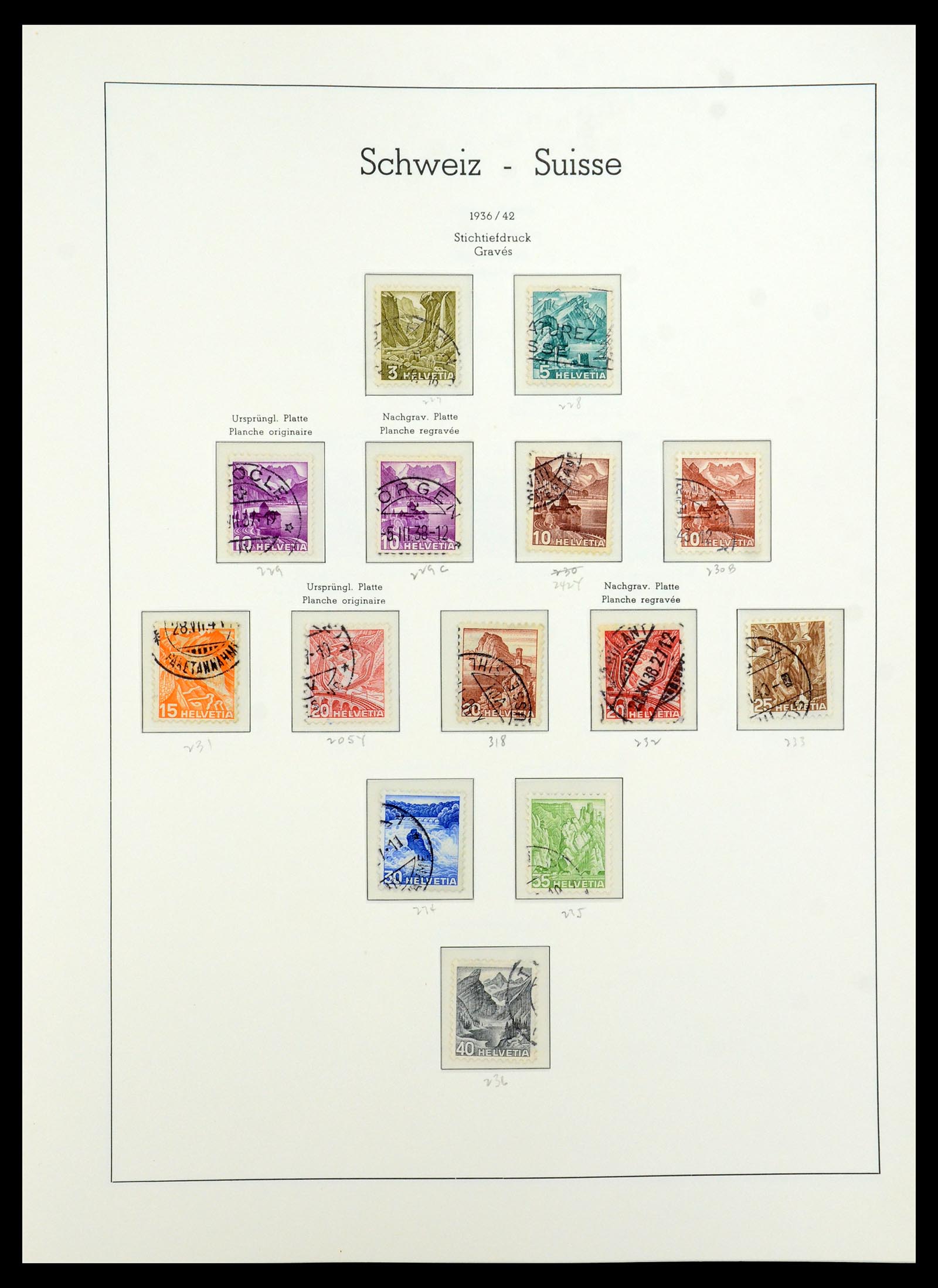 36284 020 - Postzegelverzameling 36284 Zwitserland 1854-2006.