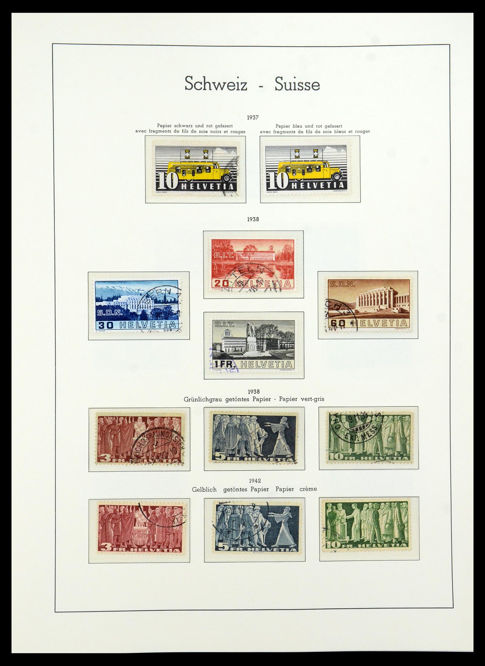 36284 022 - Postzegelverzameling 36284 Zwitserland 1854-2006.