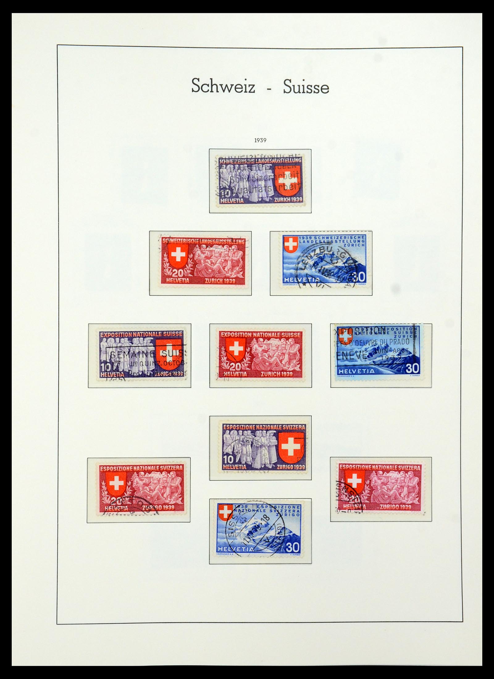 36284 023 - Postzegelverzameling 36284 Zwitserland 1854-2006.