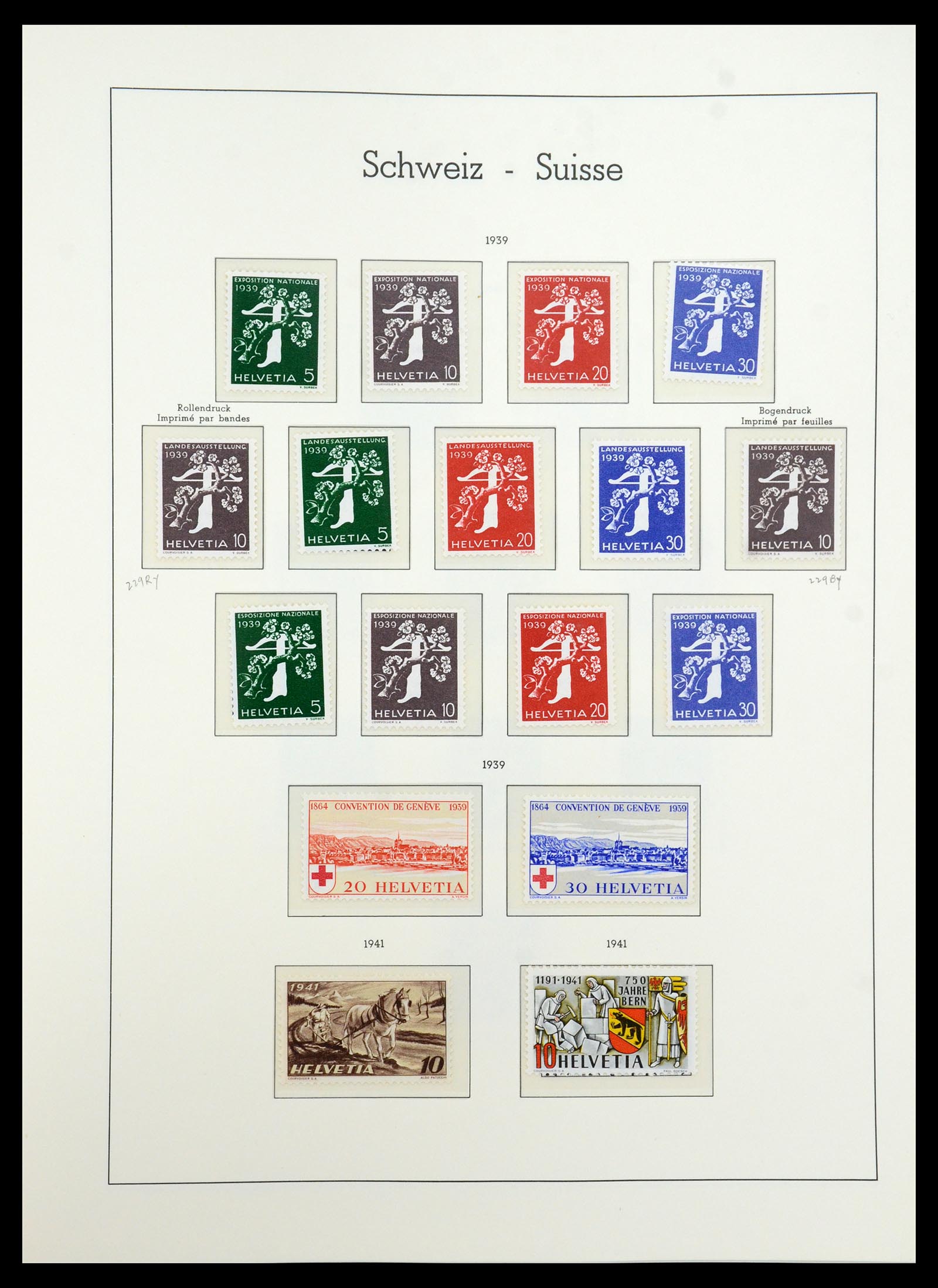 36284 024 - Postzegelverzameling 36284 Zwitserland 1854-2006.