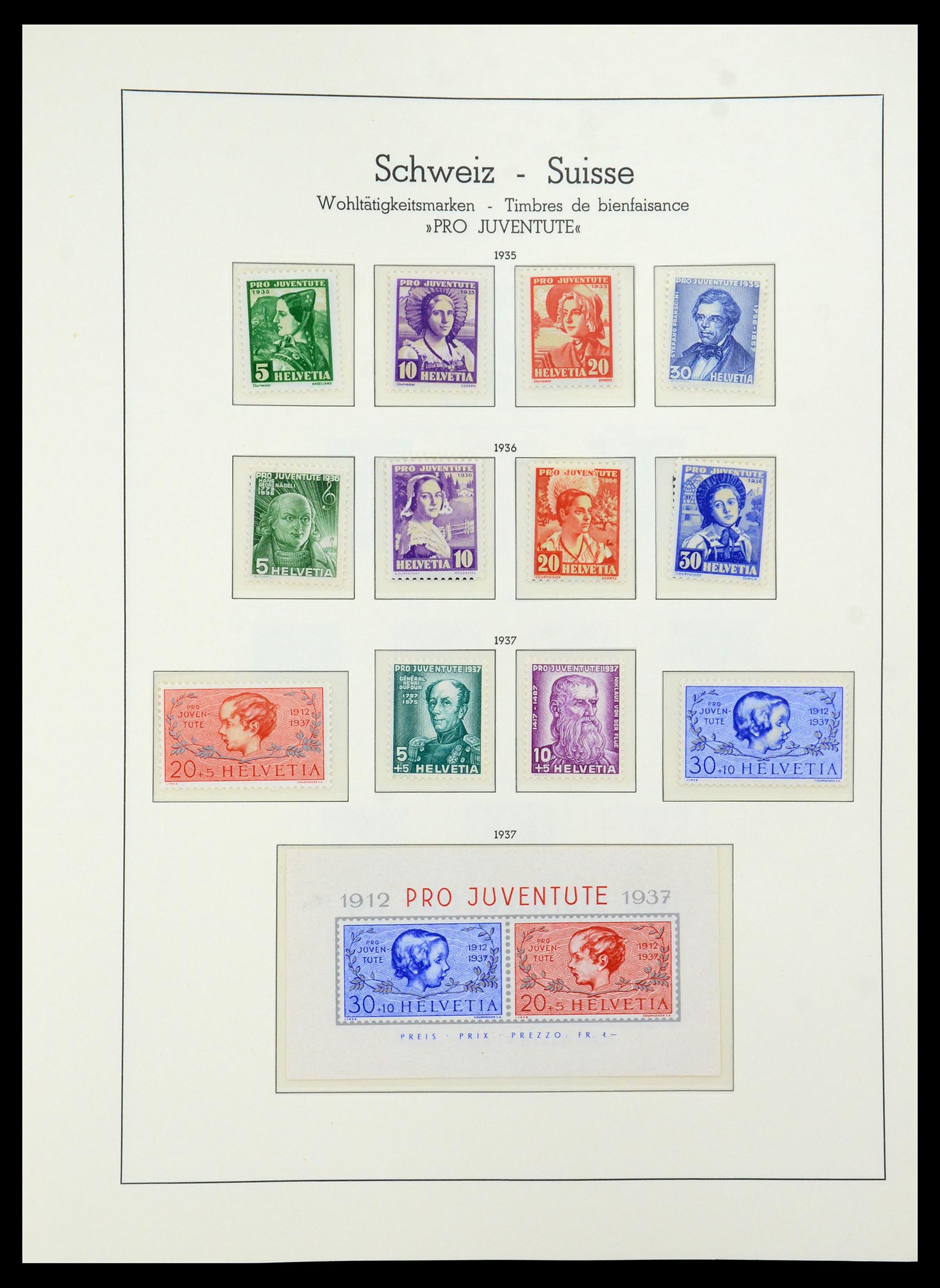 36284 038 - Postzegelverzameling 36284 Zwitserland 1854-2006.