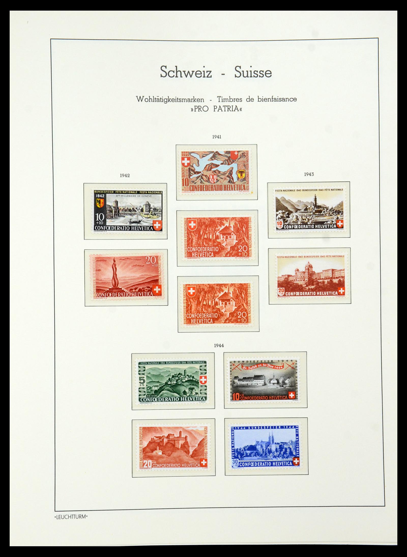 36284 044 - Postzegelverzameling 36284 Zwitserland 1854-2006.