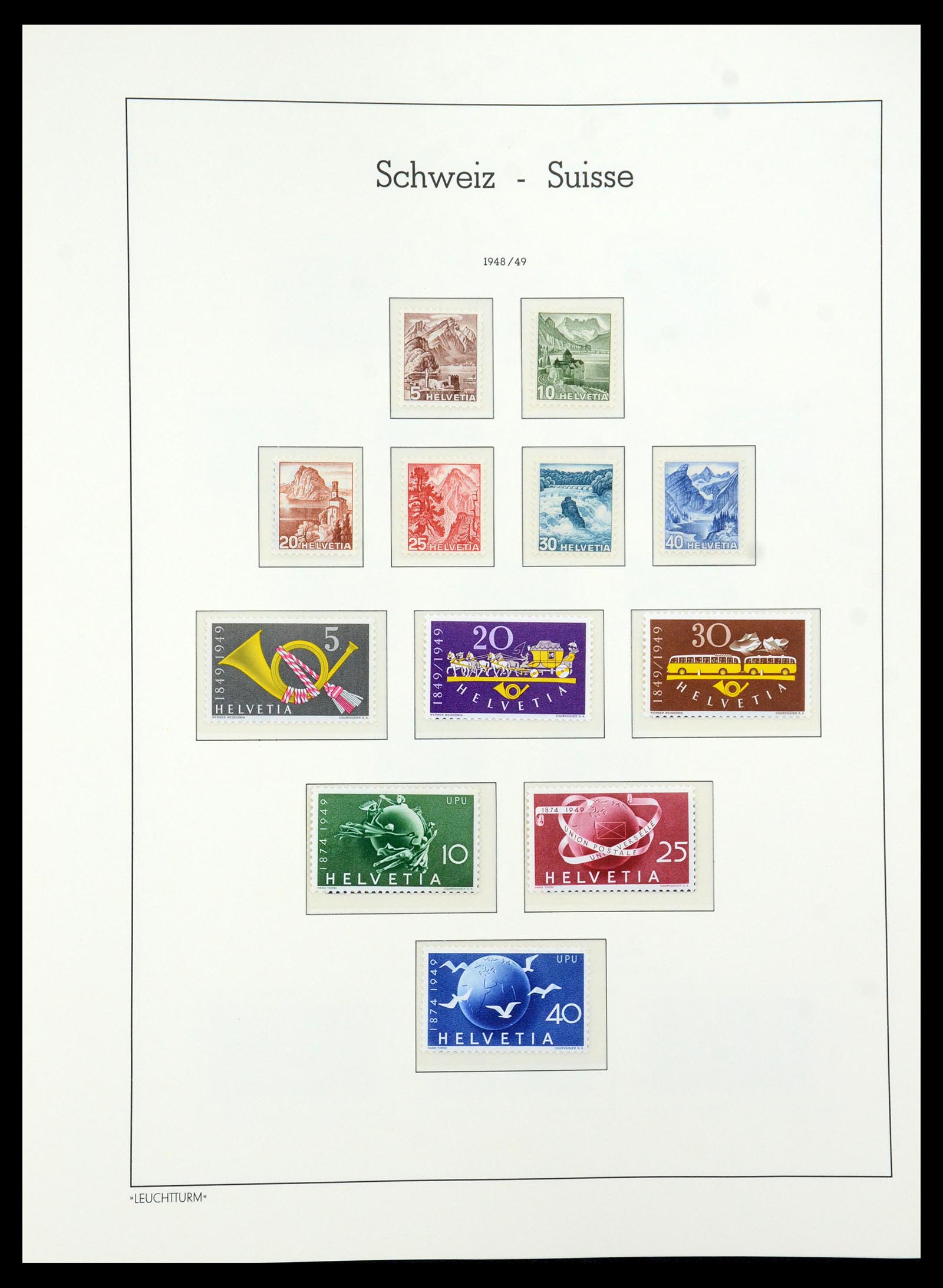 36284 052 - Stamp collection 36284 Switzerland 1854-2006.