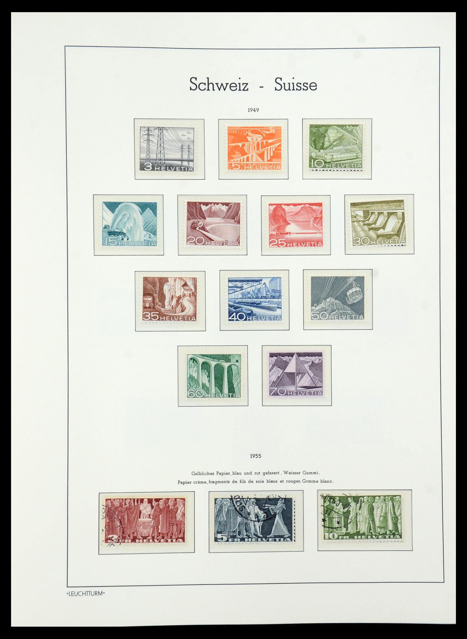 36284 053 - Stamp collection 36284 Switzerland 1854-2006.