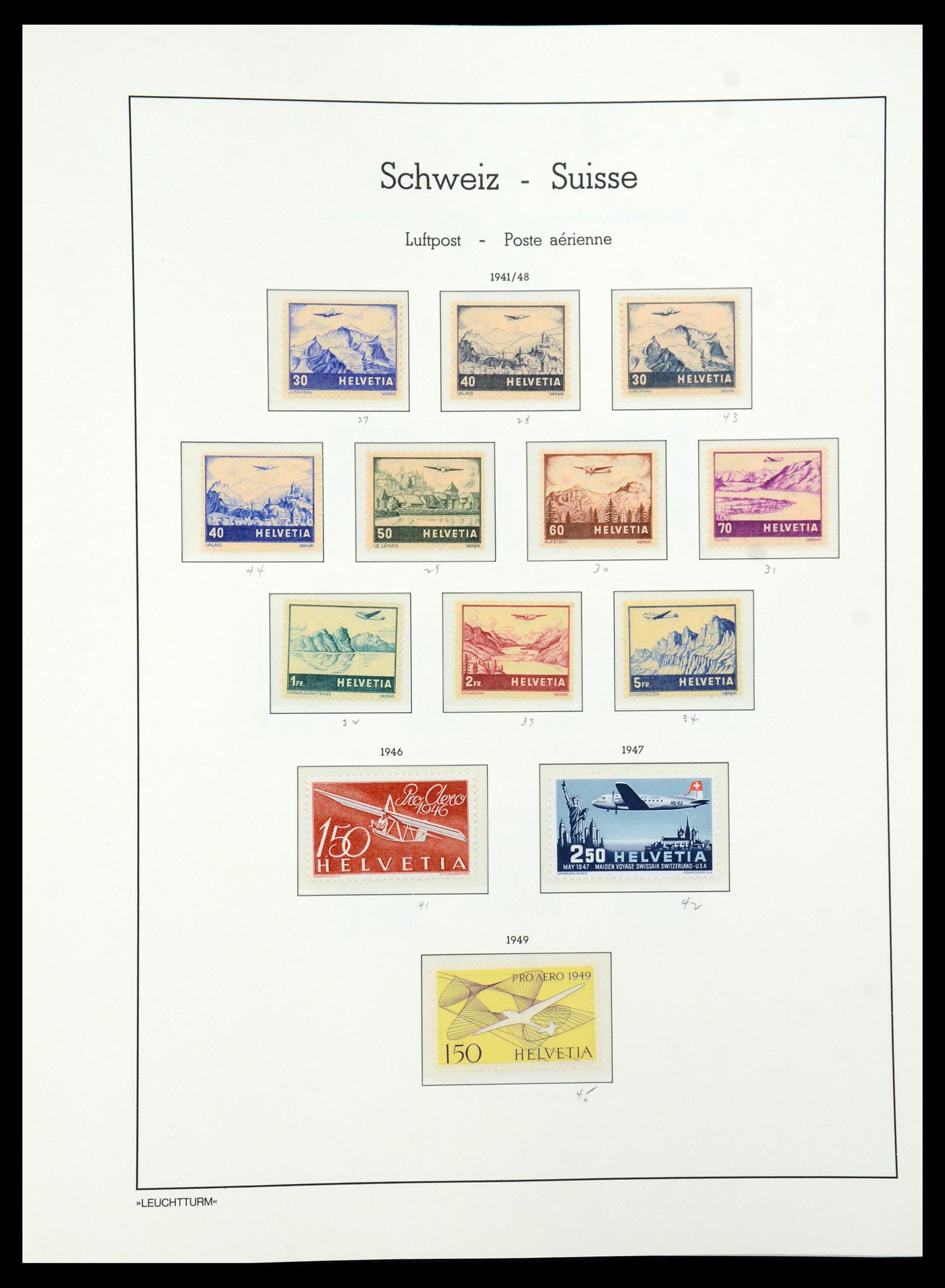 36284 058 - Stamp collection 36284 Switzerland 1854-2006.