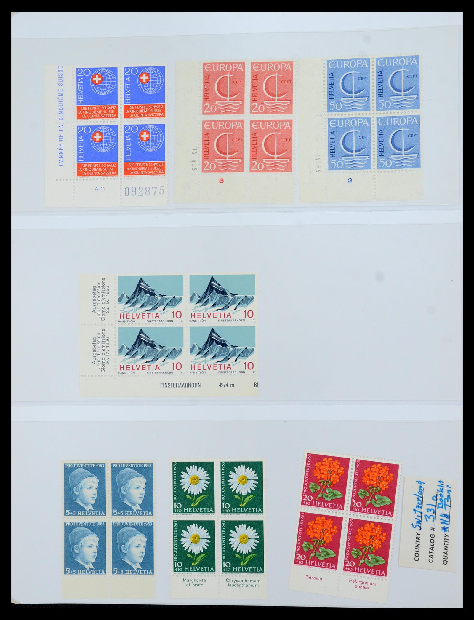 36284 068 - Postzegelverzameling 36284 Zwitserland 1854-2006.
