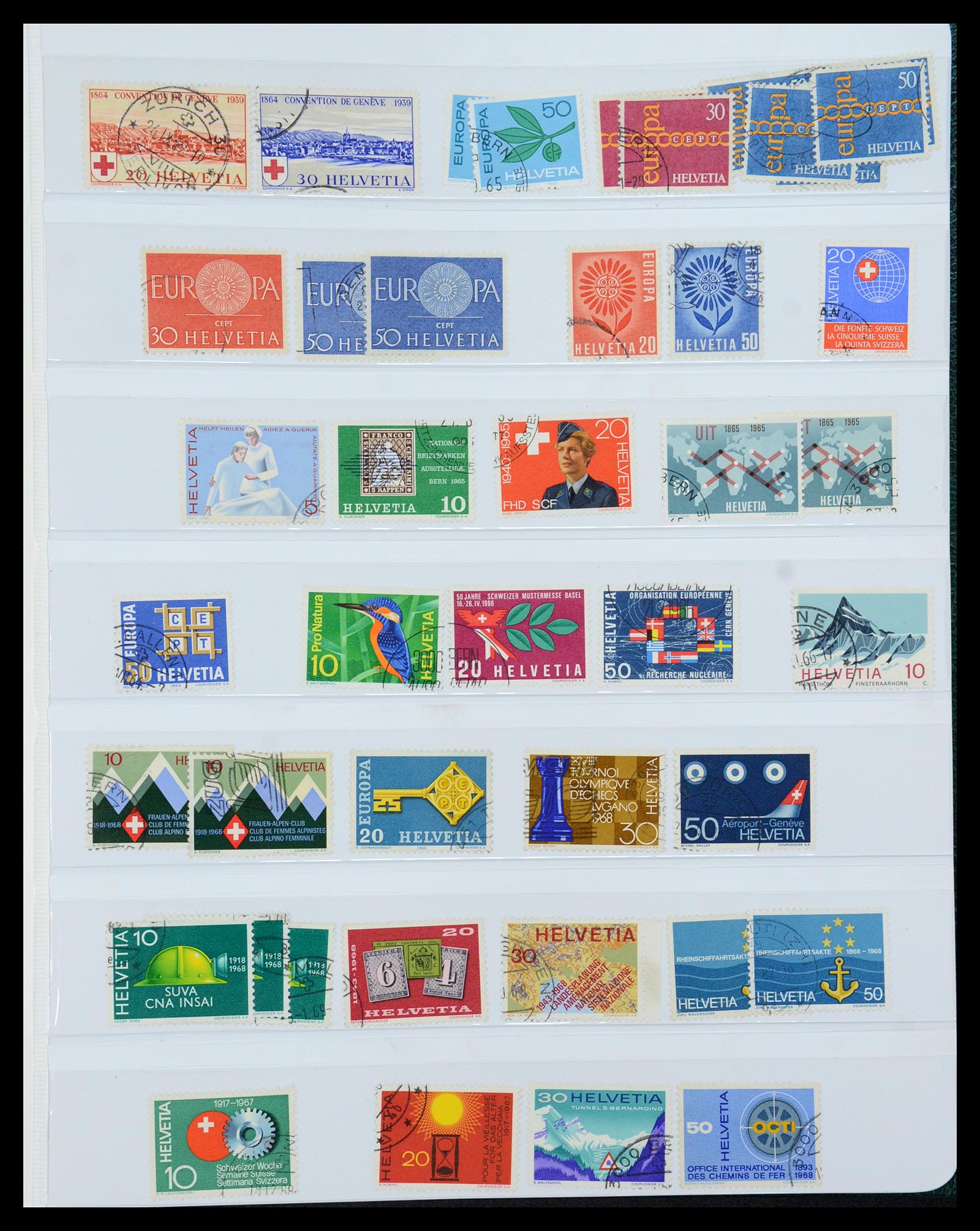 36284 073 - Postzegelverzameling 36284 Zwitserland 1854-2006.