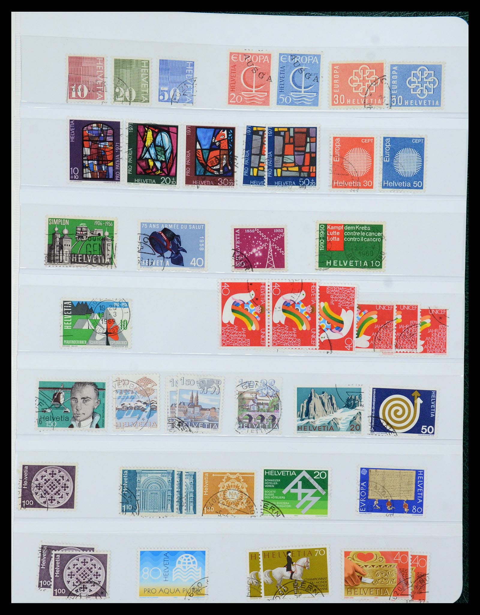 36284 075 - Postzegelverzameling 36284 Zwitserland 1854-2006.