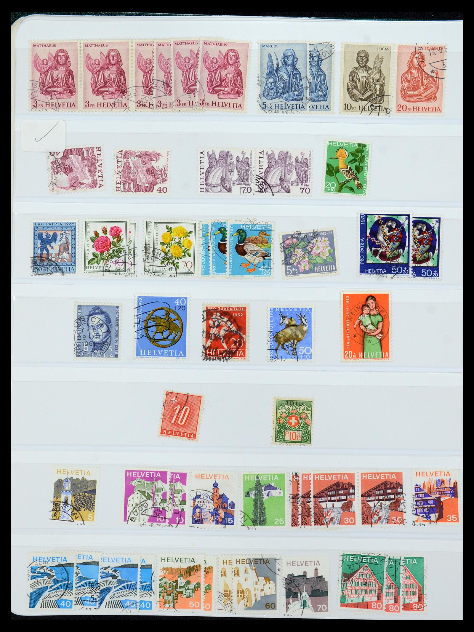 36284 076 - Postzegelverzameling 36284 Zwitserland 1854-2006.