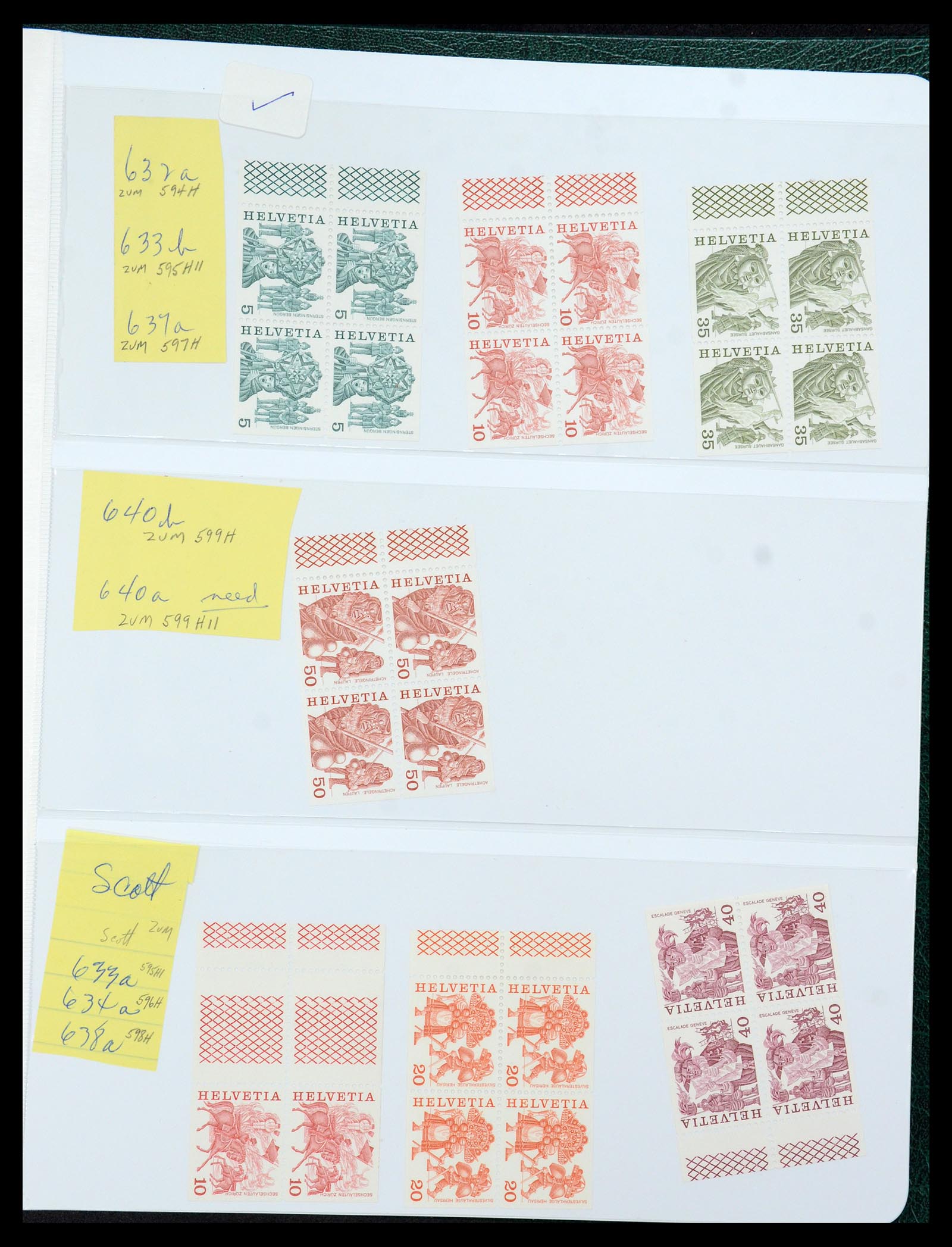 36284 077 - Postzegelverzameling 36284 Zwitserland 1854-2006.