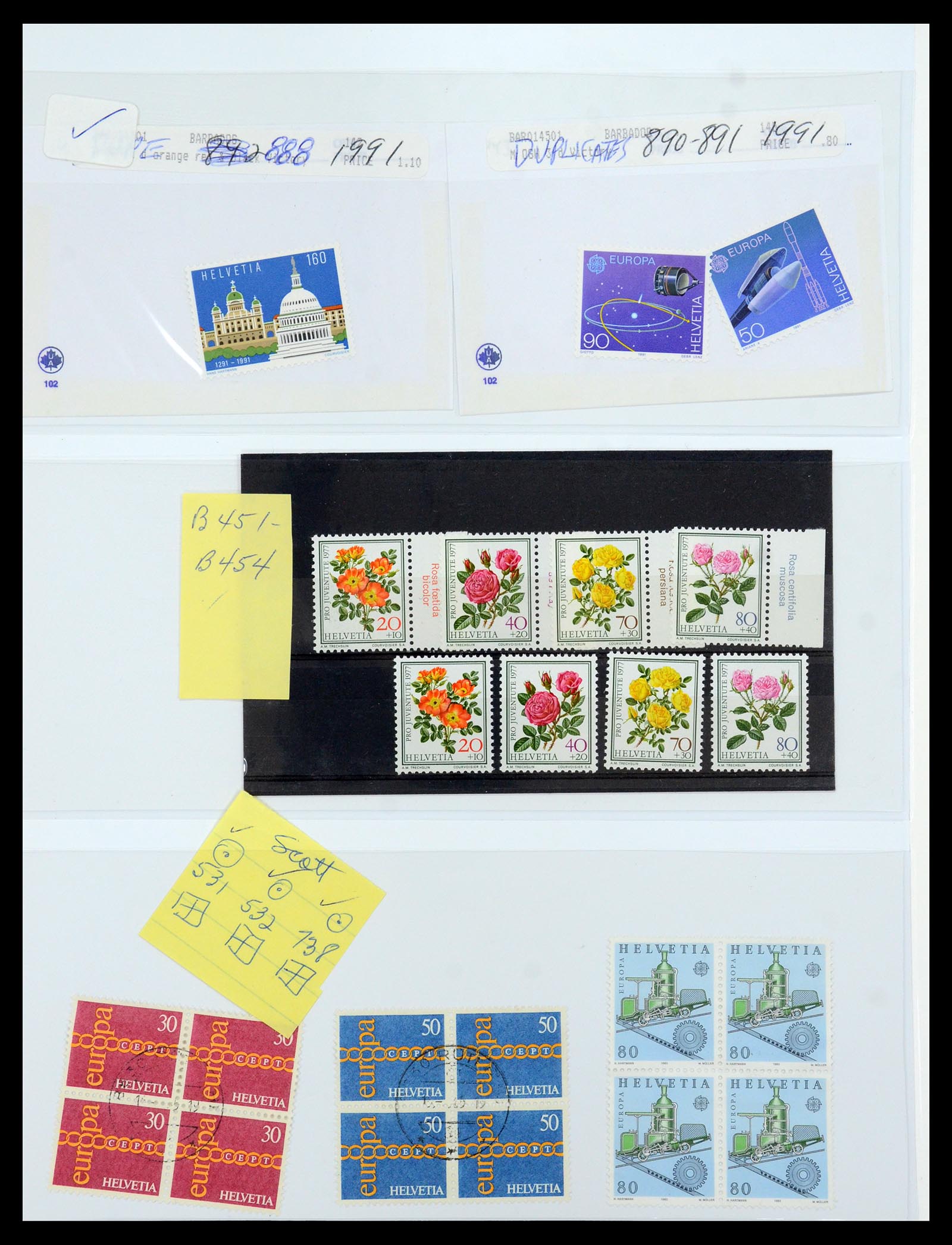 36284 078 - Postzegelverzameling 36284 Zwitserland 1854-2006.
