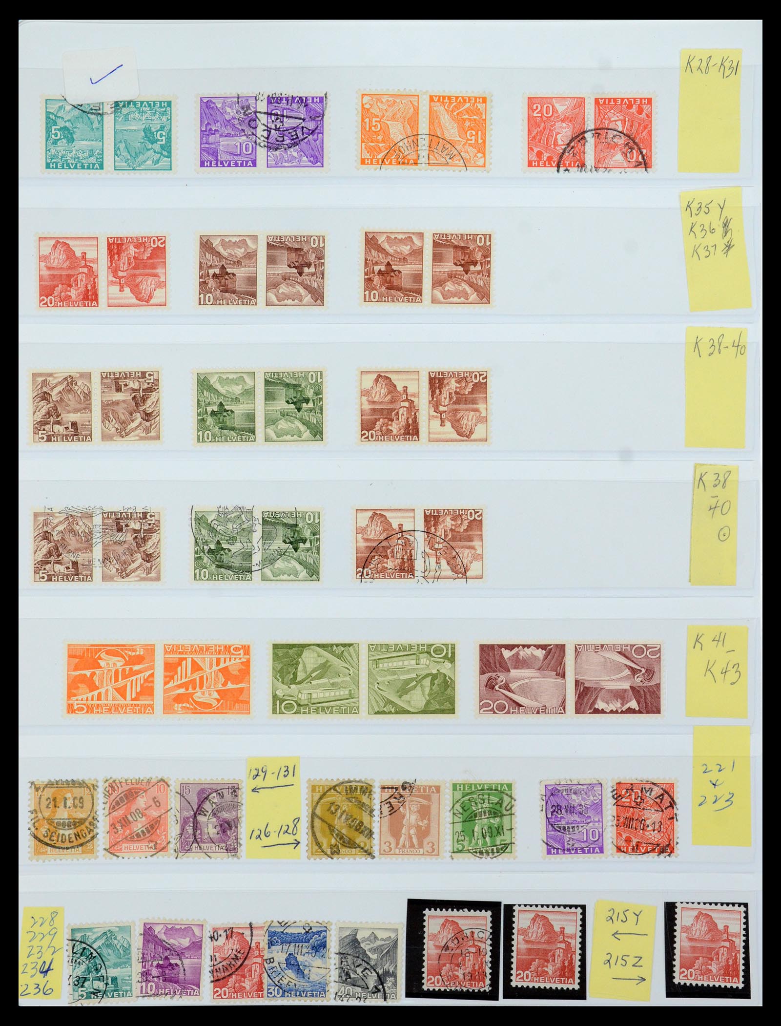 36284 080 - Postzegelverzameling 36284 Zwitserland 1854-2006.