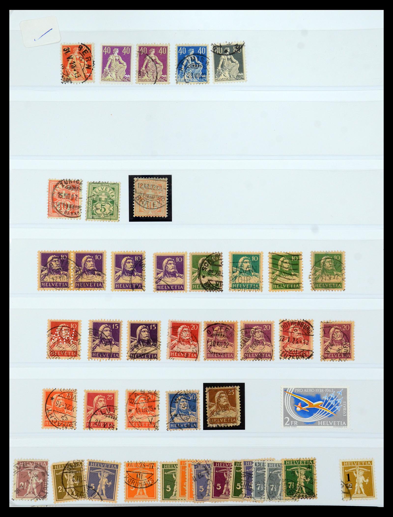 36284 084 - Postzegelverzameling 36284 Zwitserland 1854-2006.