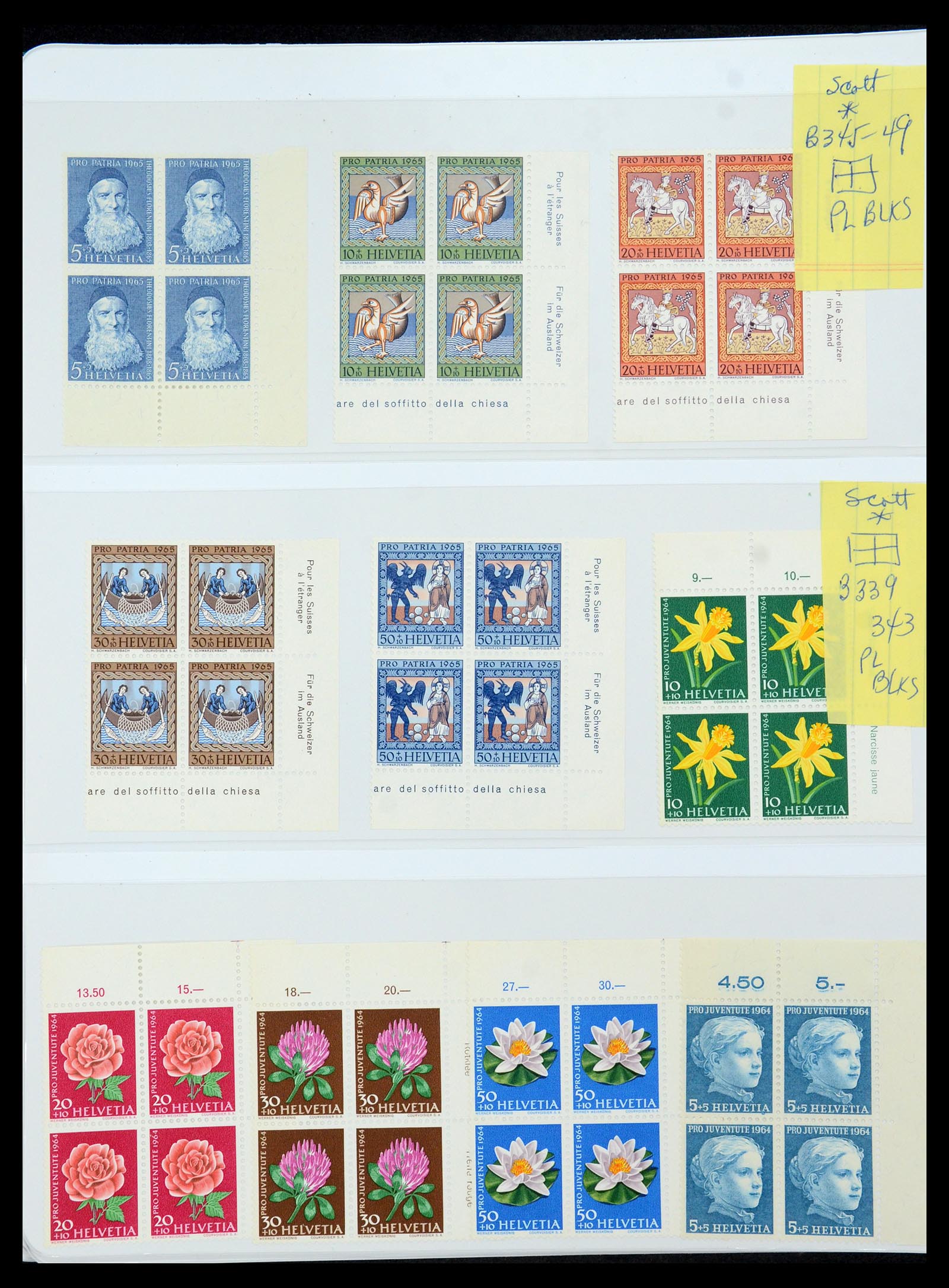 36284 088 - Postzegelverzameling 36284 Zwitserland 1854-2006.