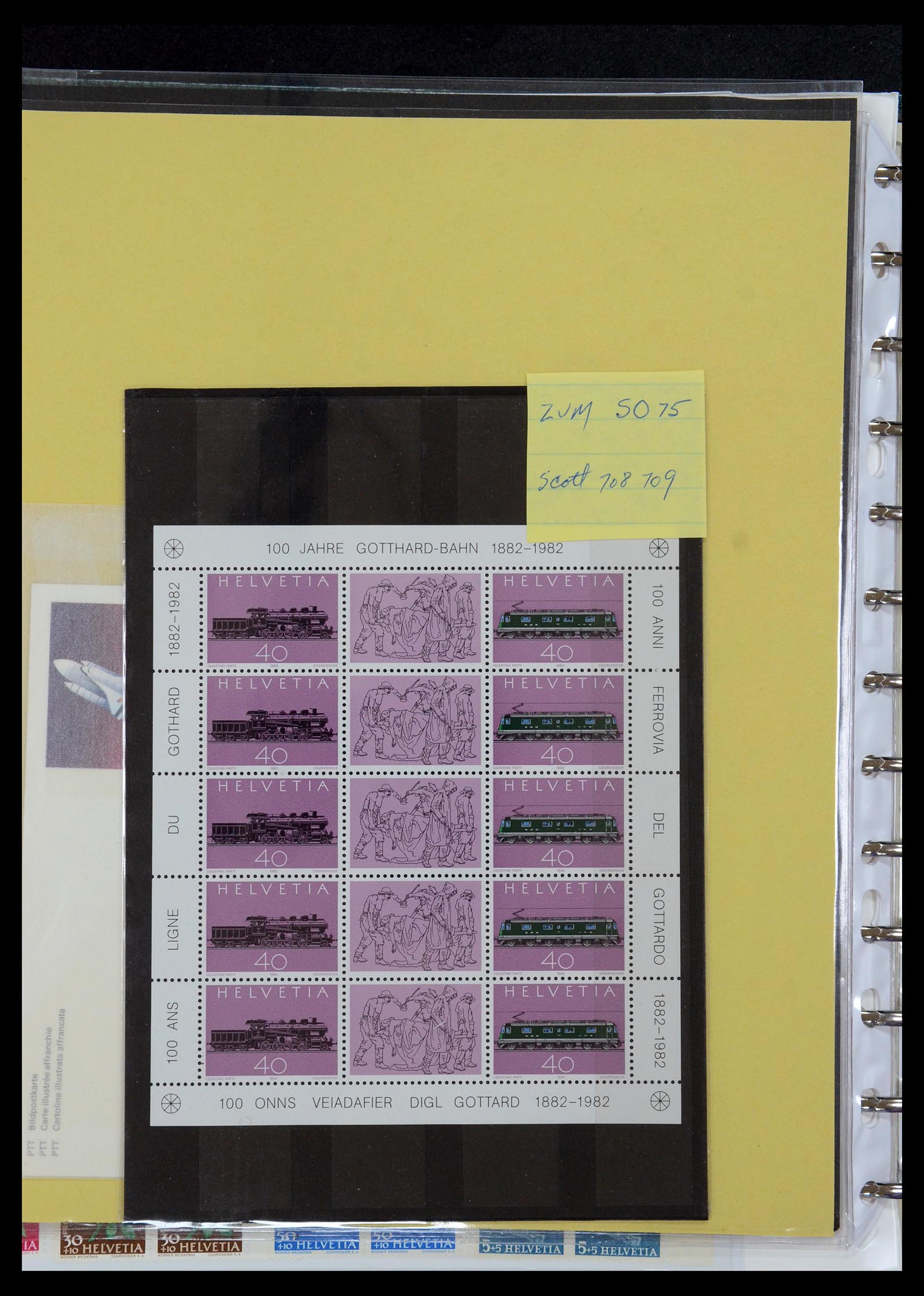 36284 092 - Postzegelverzameling 36284 Zwitserland 1854-2006.