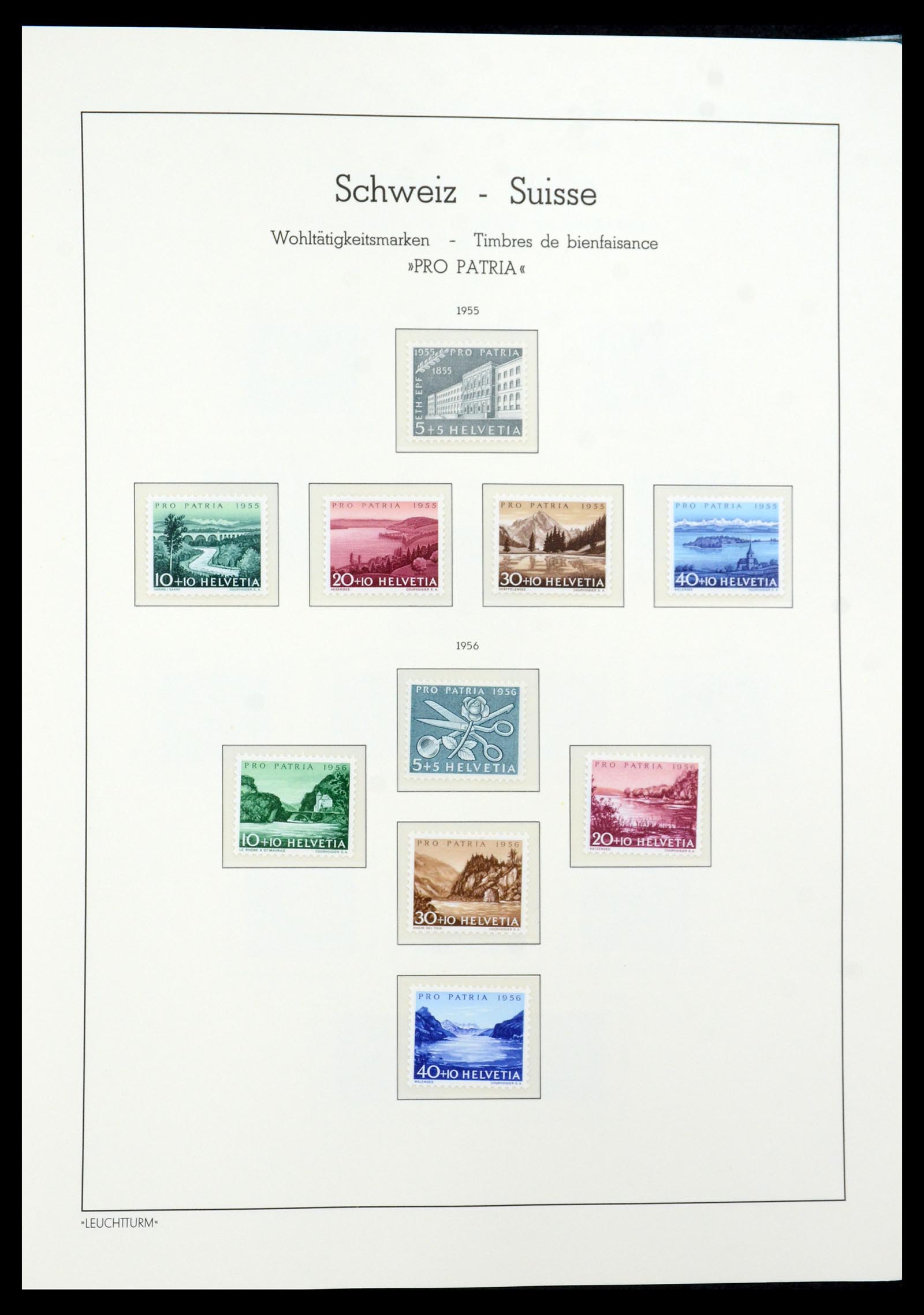 36284 098 - Postzegelverzameling 36284 Zwitserland 1854-2006.