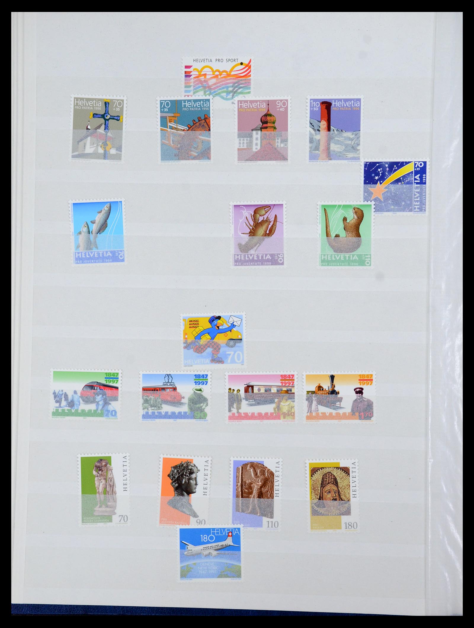 36284 206 - Postzegelverzameling 36284 Zwitserland 1854-2006.