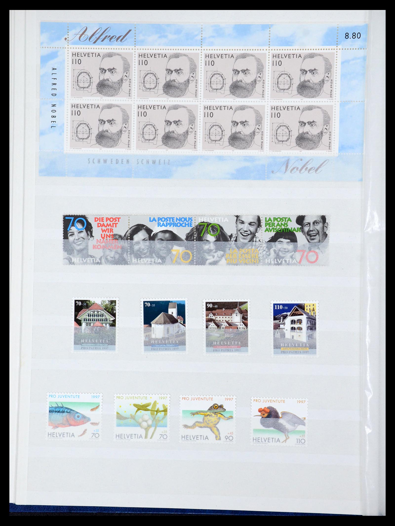 36284 207 - Postzegelverzameling 36284 Zwitserland 1854-2006.