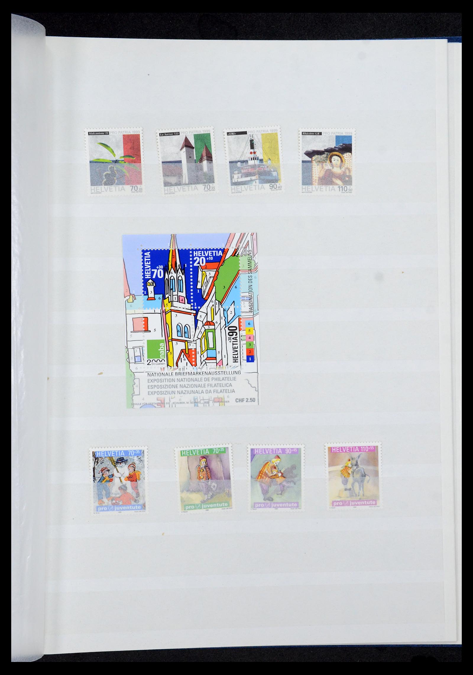 36284 214 - Postzegelverzameling 36284 Zwitserland 1854-2006.
