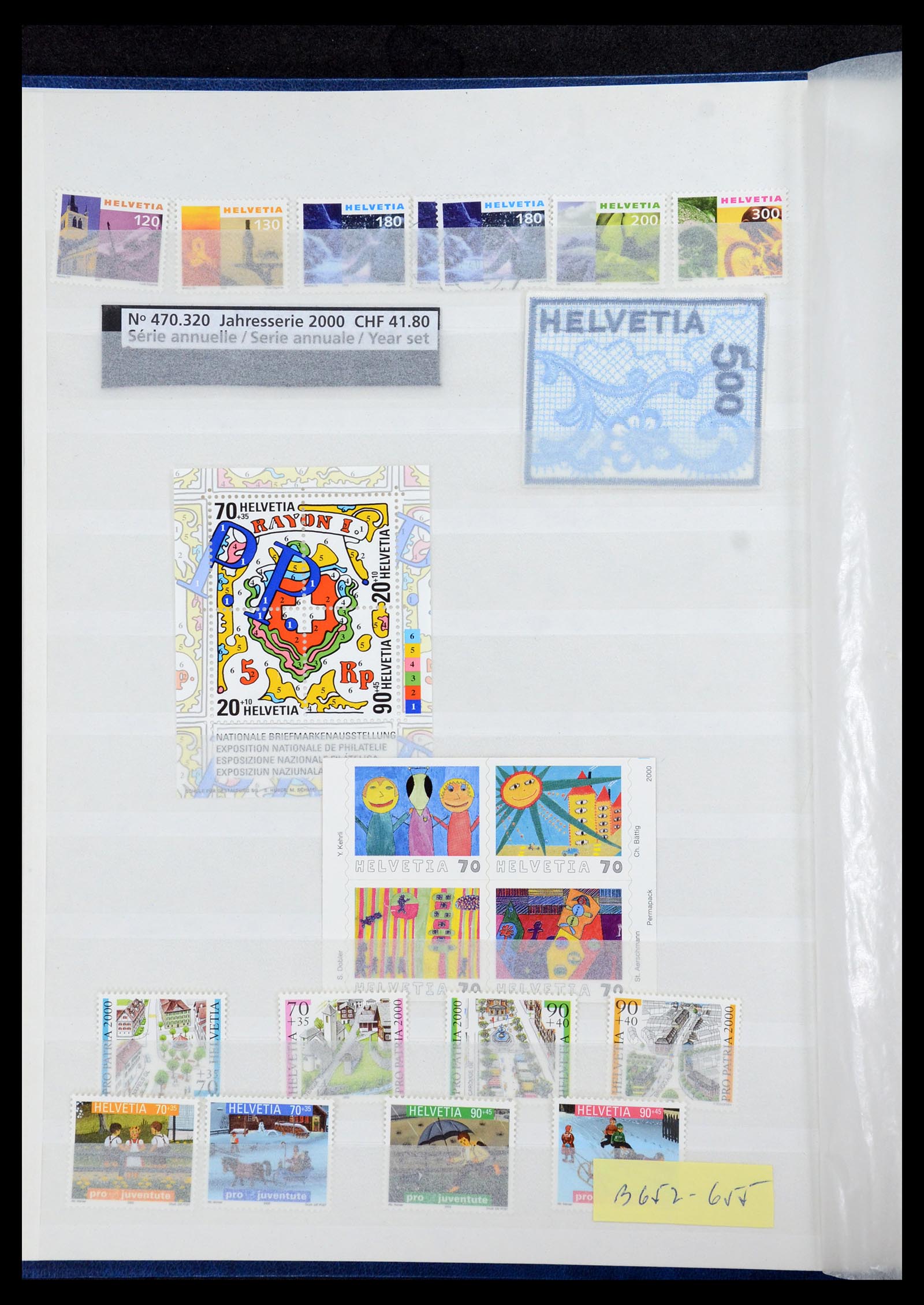 36284 216 - Postzegelverzameling 36284 Zwitserland 1854-2006.