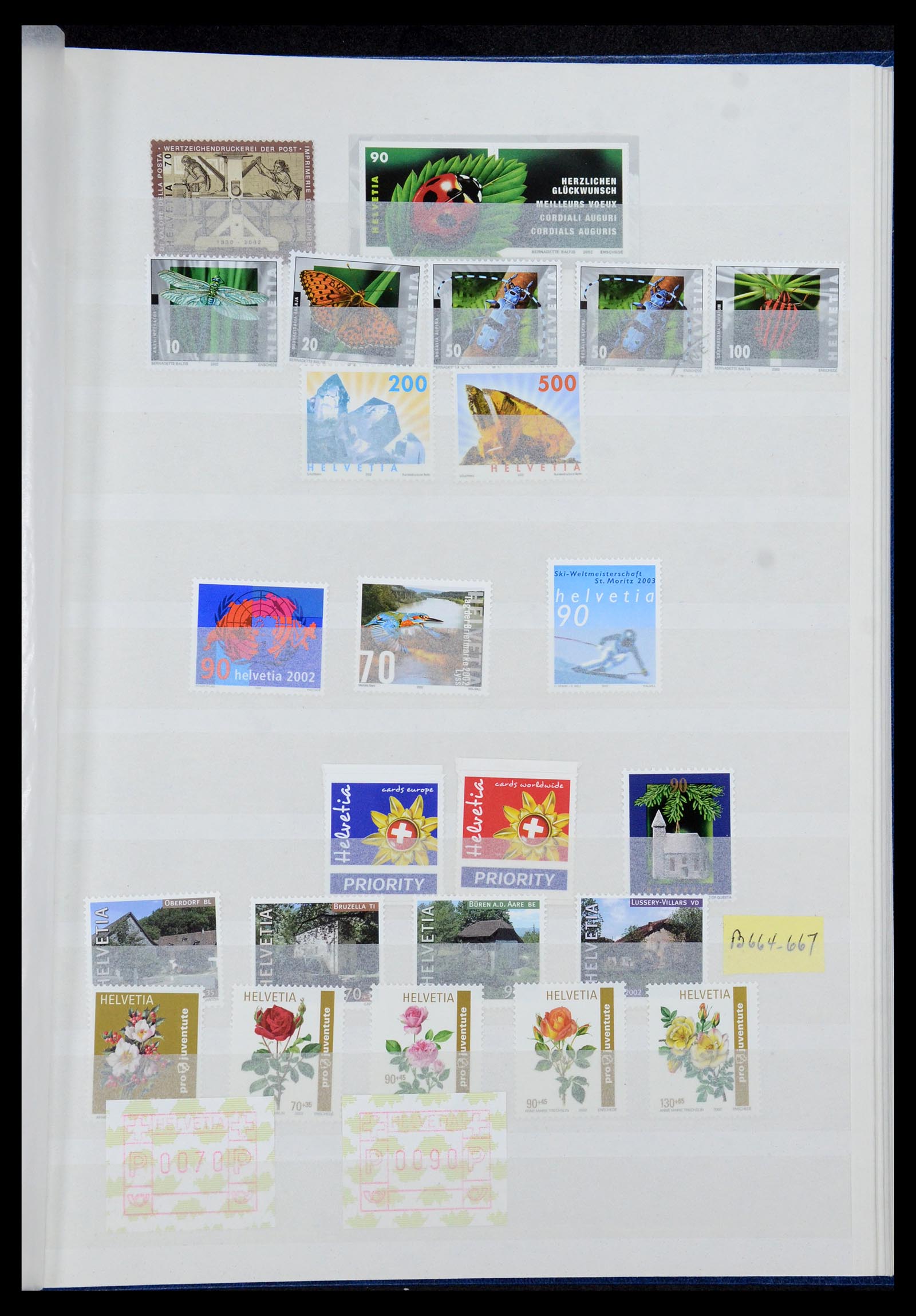 36284 218 - Postzegelverzameling 36284 Zwitserland 1854-2006.