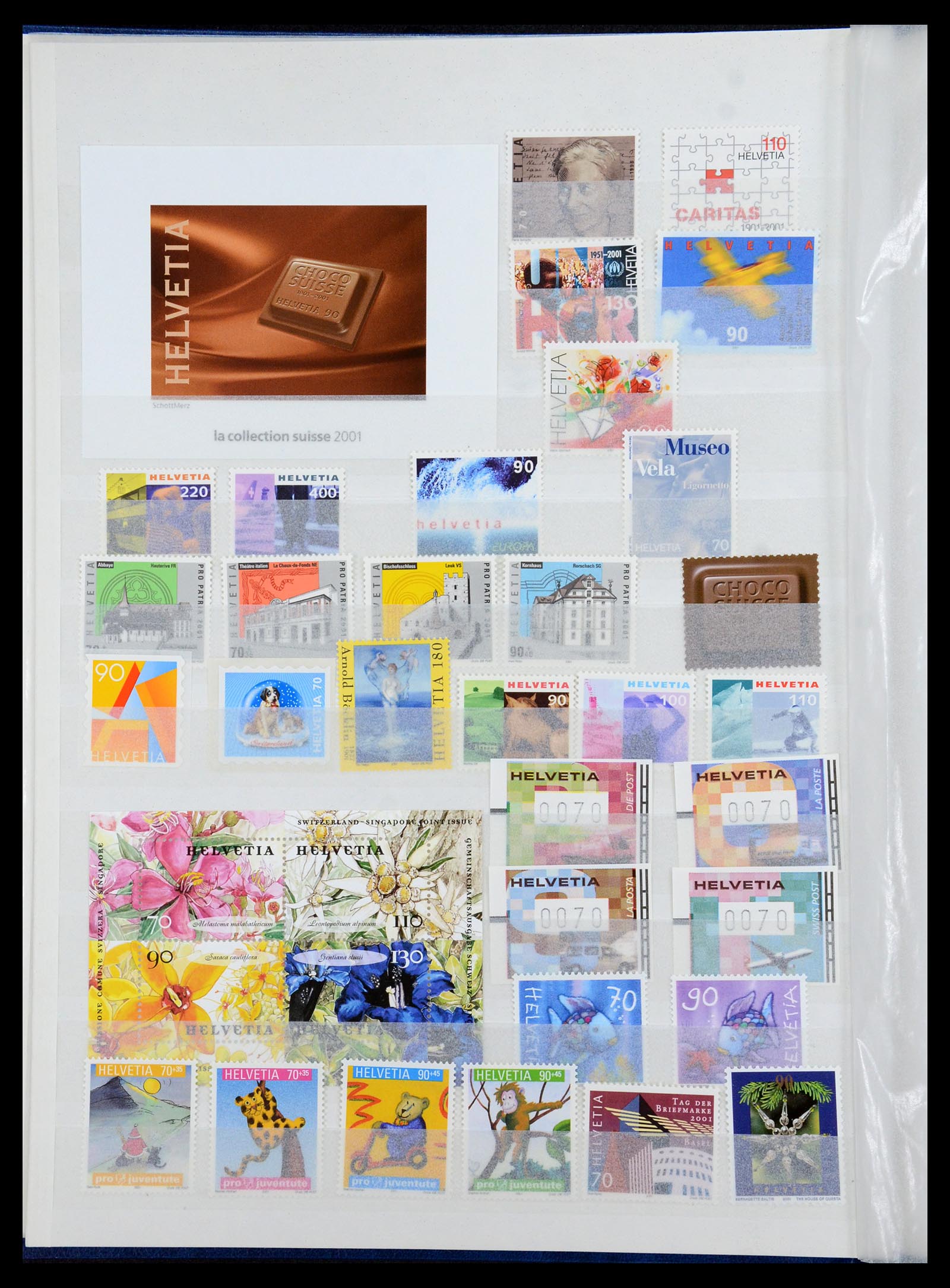 36284 219 - Postzegelverzameling 36284 Zwitserland 1854-2006.