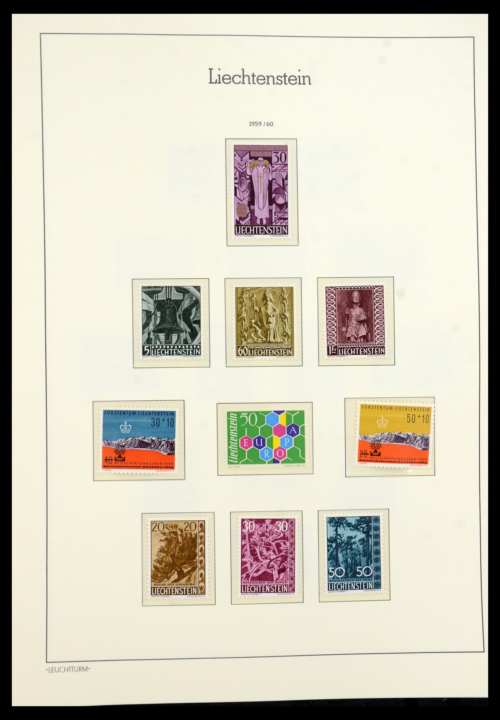36286 002 - Postzegelverzameling 36286 Liechtenstein 1959-2005.