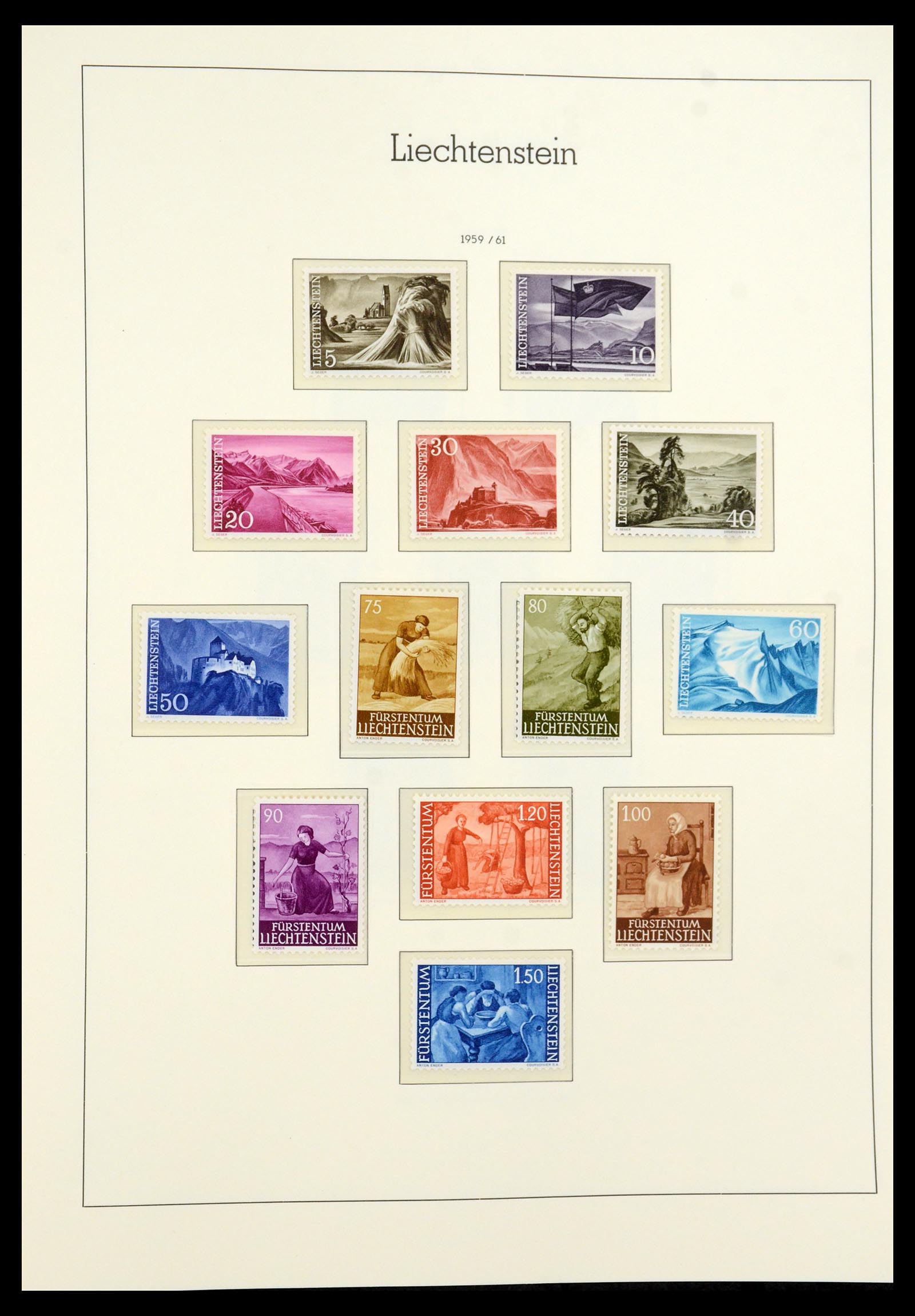 36286 003 - Postzegelverzameling 36286 Liechtenstein 1959-2005.