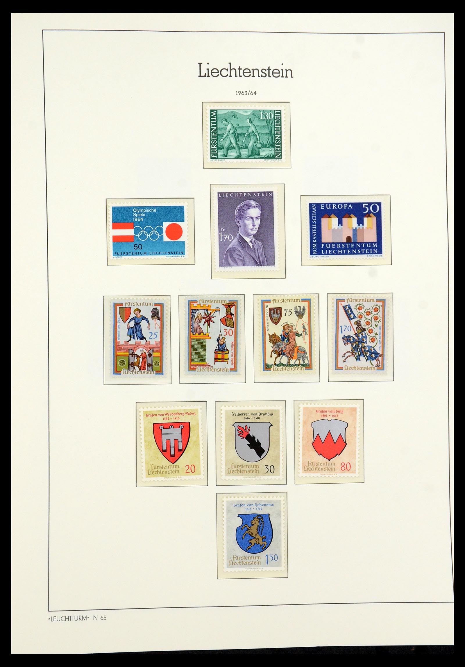 36286 009 - Stamp collection 36286 Liechtenstein 1959-2005.
