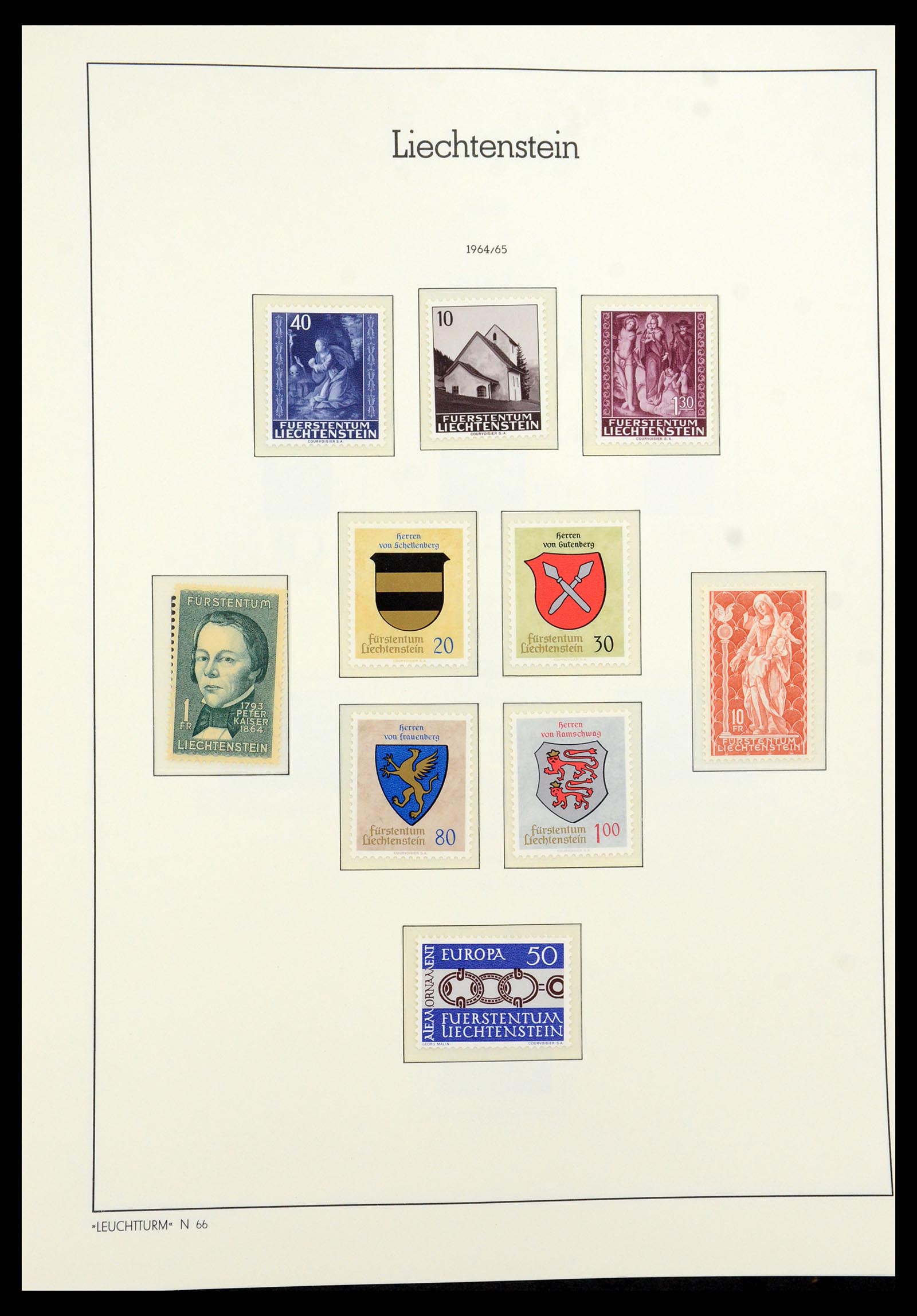36286 010 - Postzegelverzameling 36286 Liechtenstein 1959-2005.