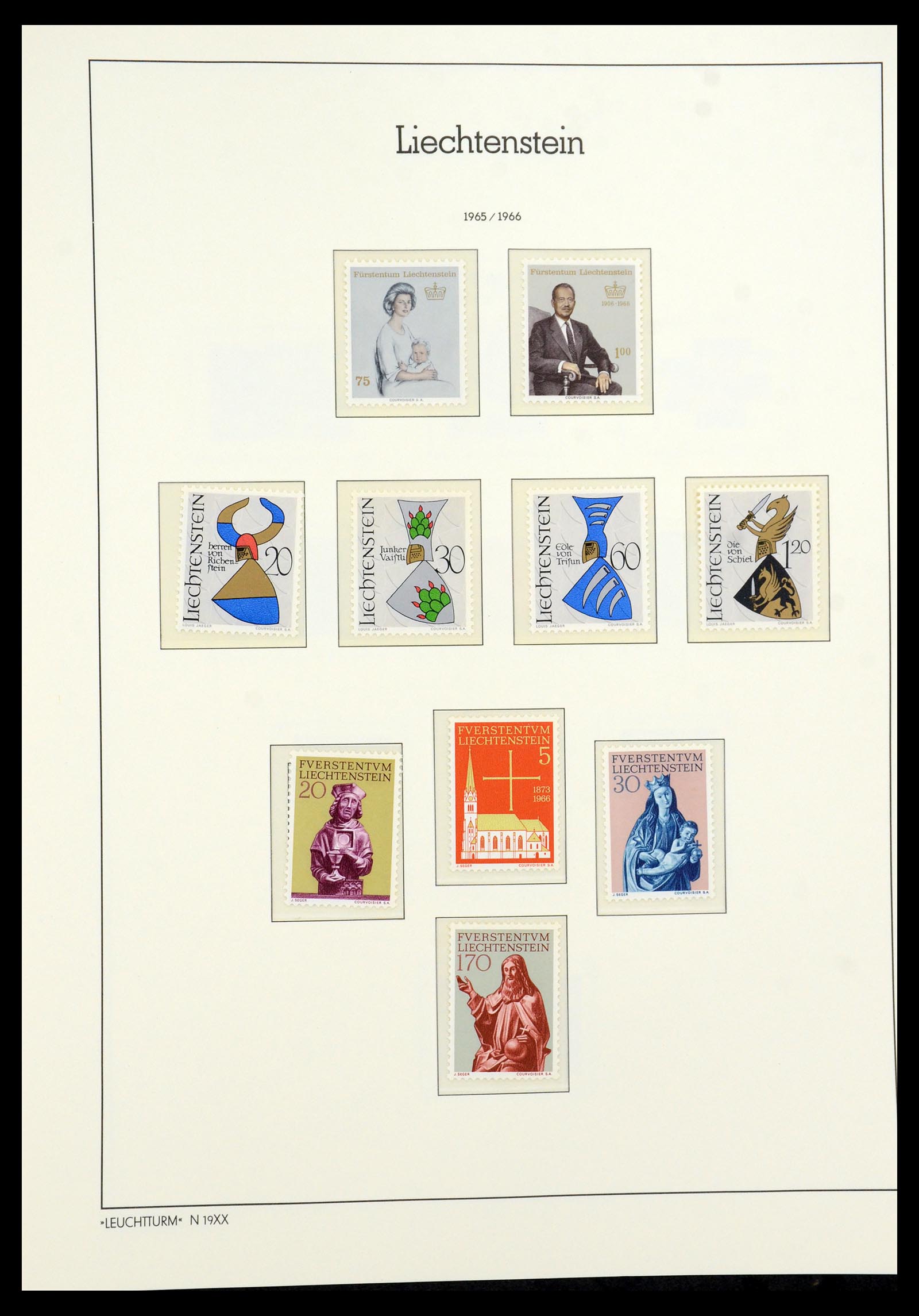 36286 012 - Postzegelverzameling 36286 Liechtenstein 1959-2005.