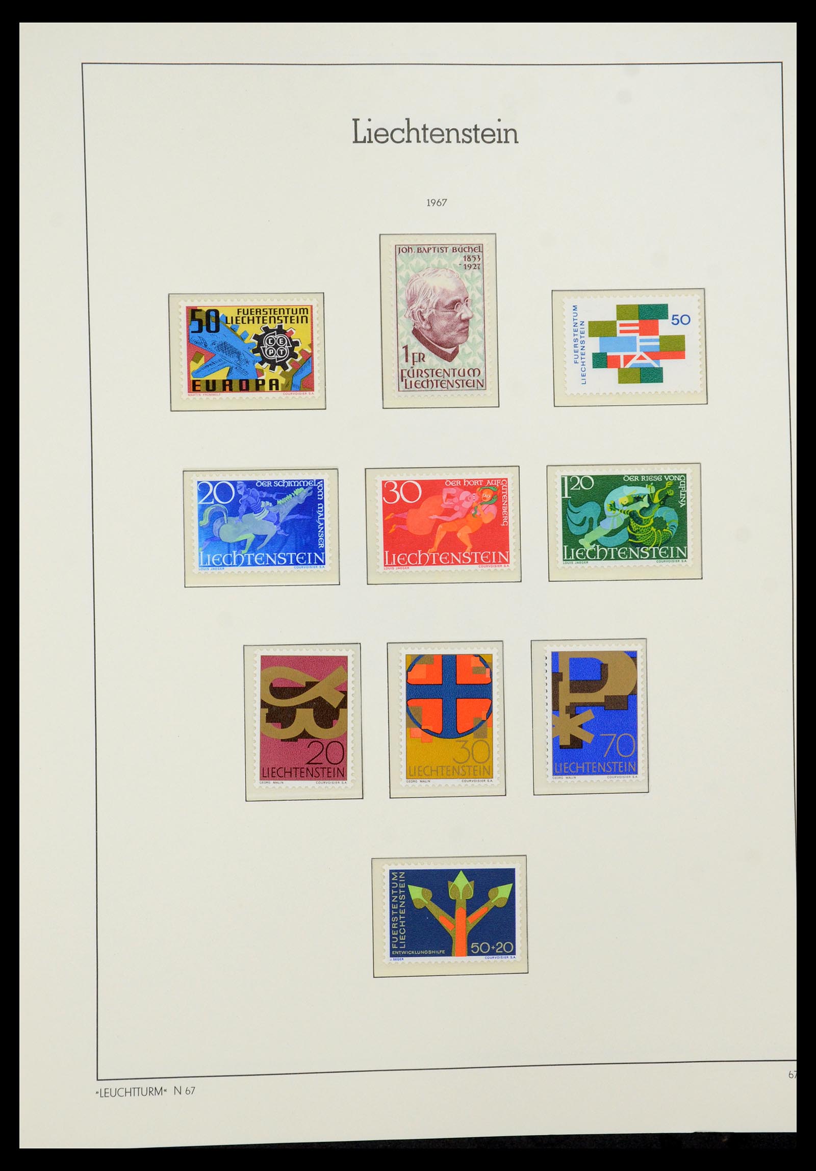 36286 013 - Stamp collection 36286 Liechtenstein 1959-2005.