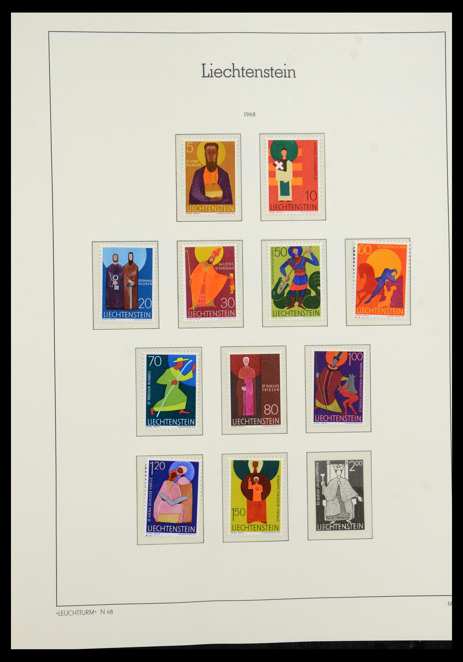 36286 015 - Stamp collection 36286 Liechtenstein 1959-2005.