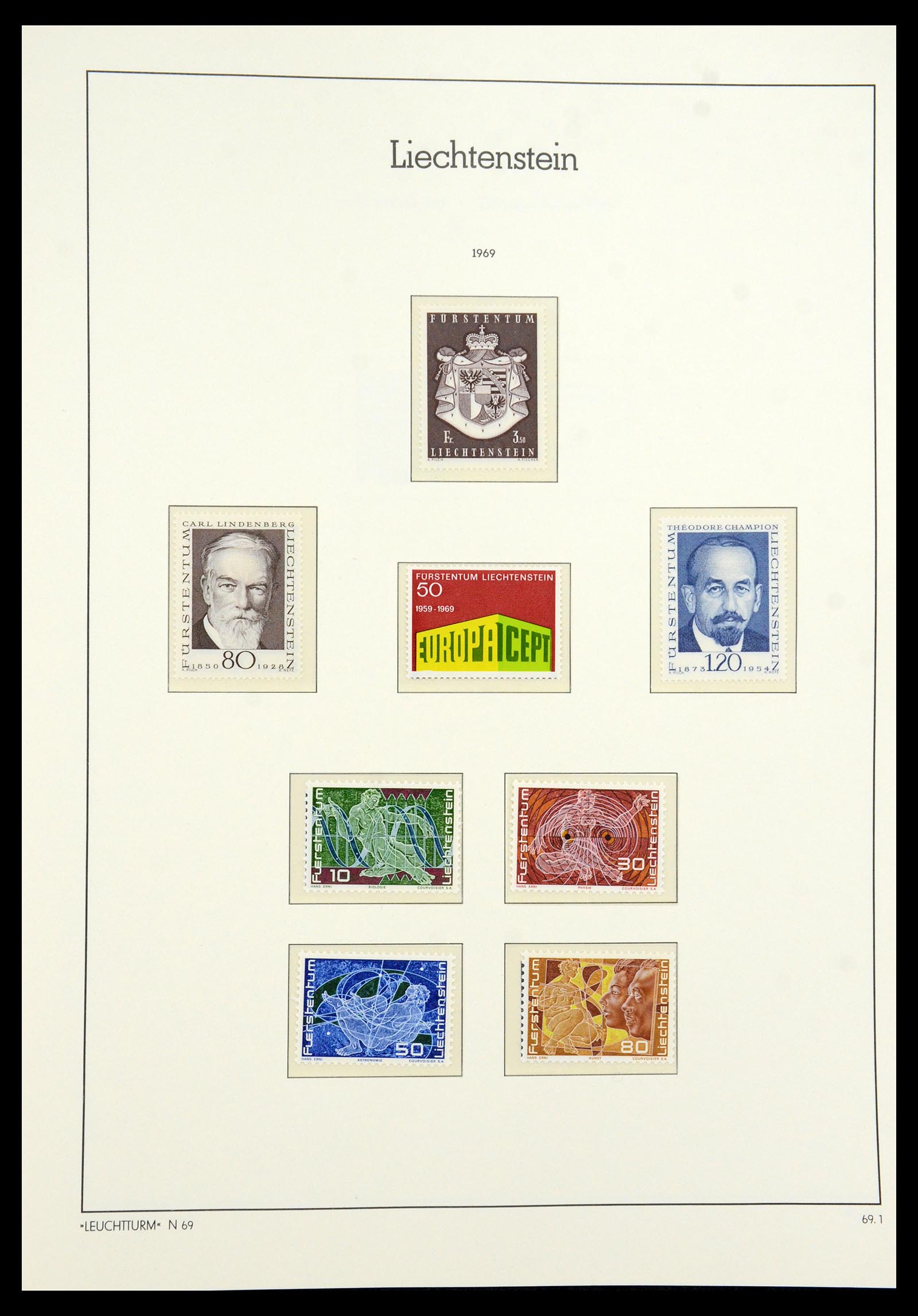 36286 017 - Postzegelverzameling 36286 Liechtenstein 1959-2005.