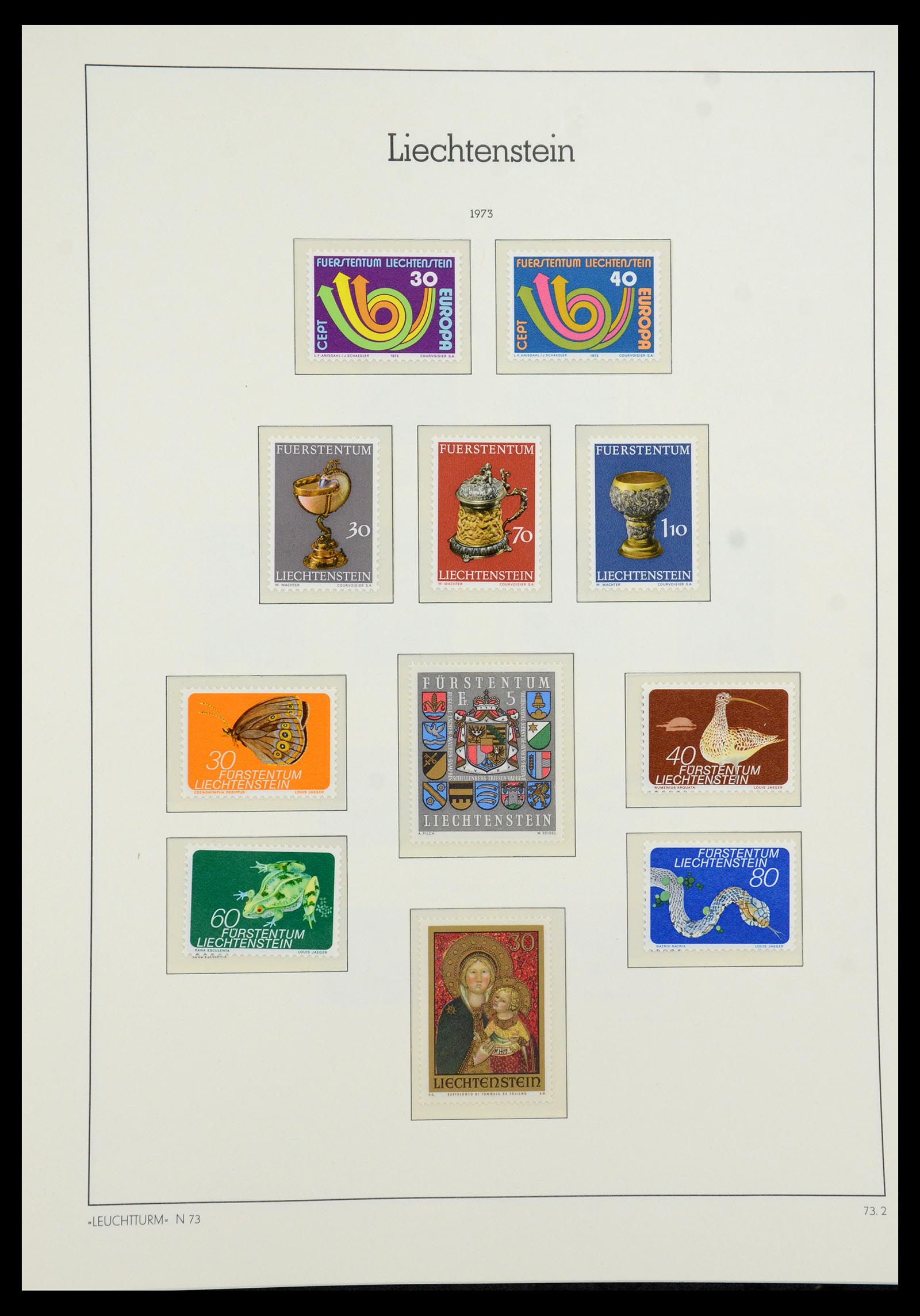 36286 028 - Stamp collection 36286 Liechtenstein 1959-2005.
