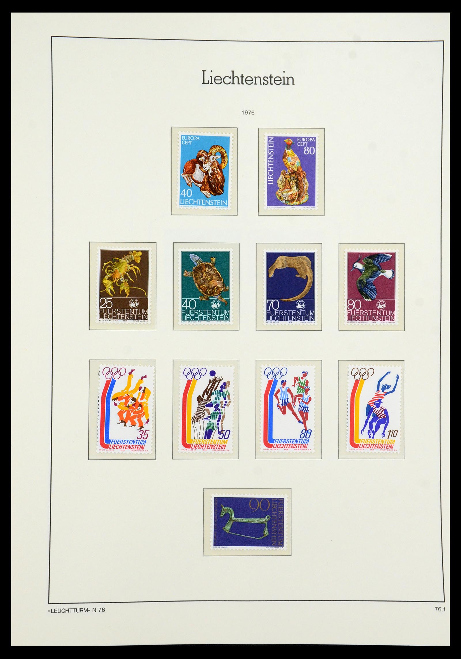 36286 034 - Stamp collection 36286 Liechtenstein 1959-2005.