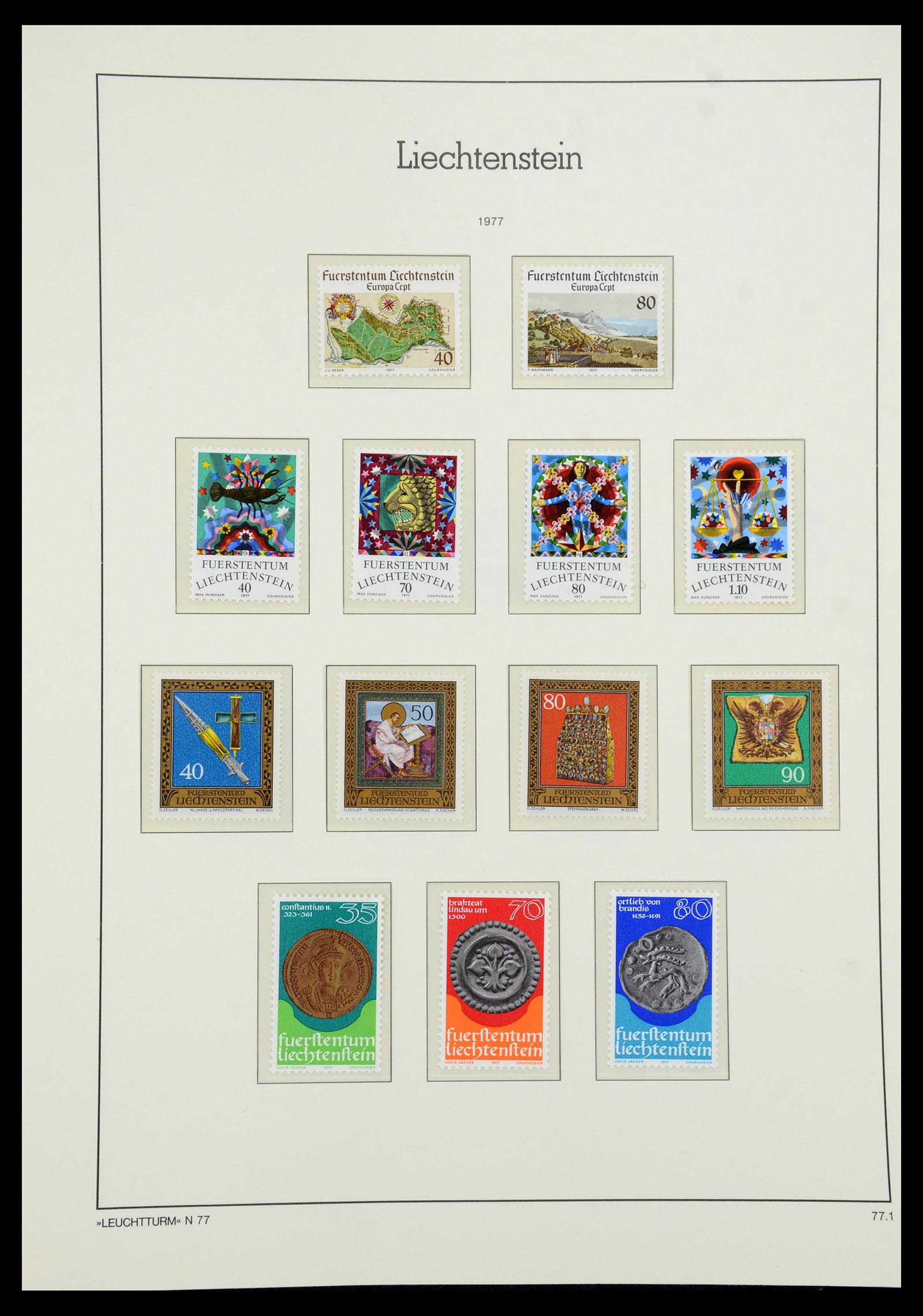 36286 038 - Stamp collection 36286 Liechtenstein 1959-2005.