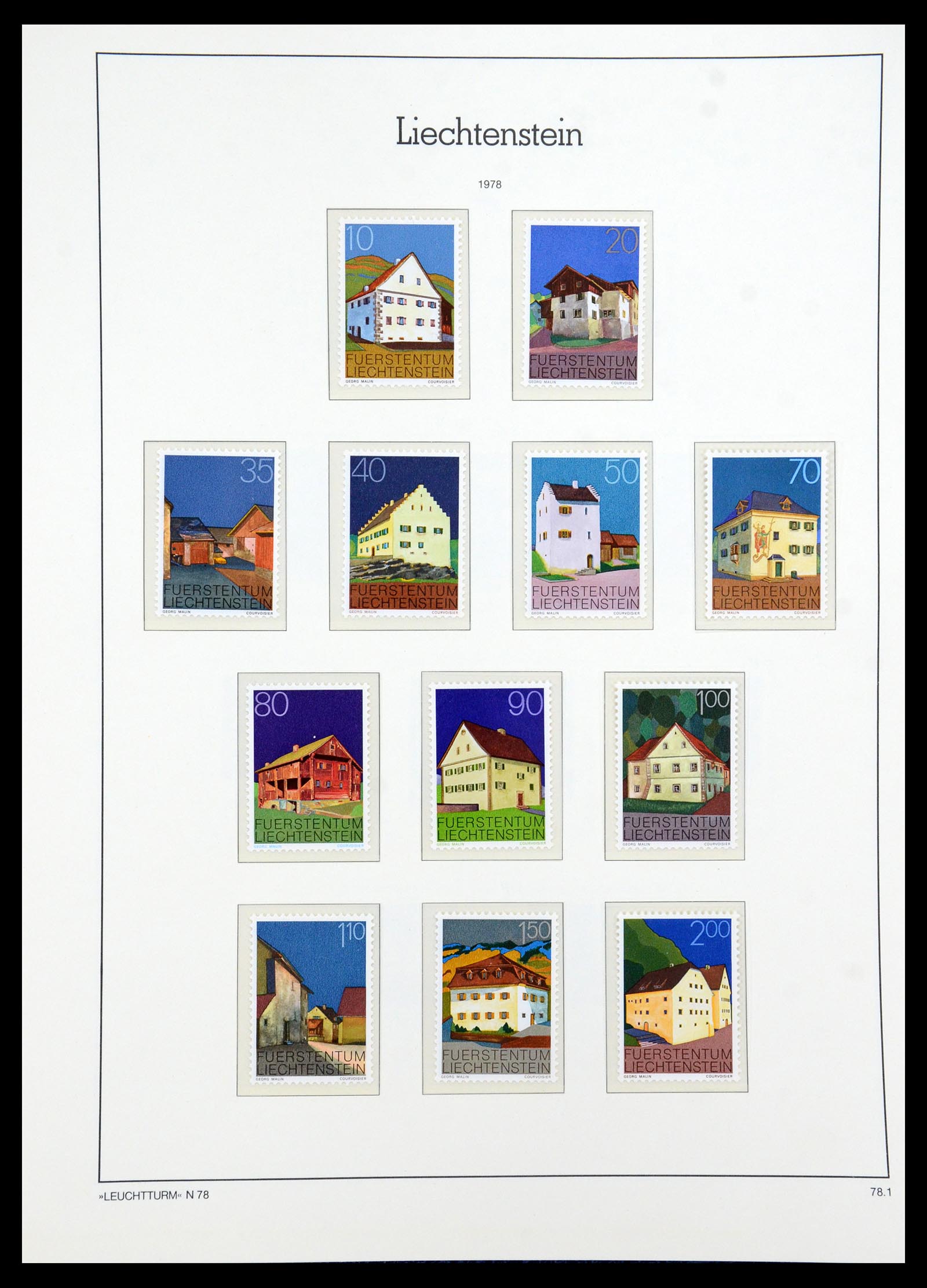 36286 042 - Stamp collection 36286 Liechtenstein 1959-2005.