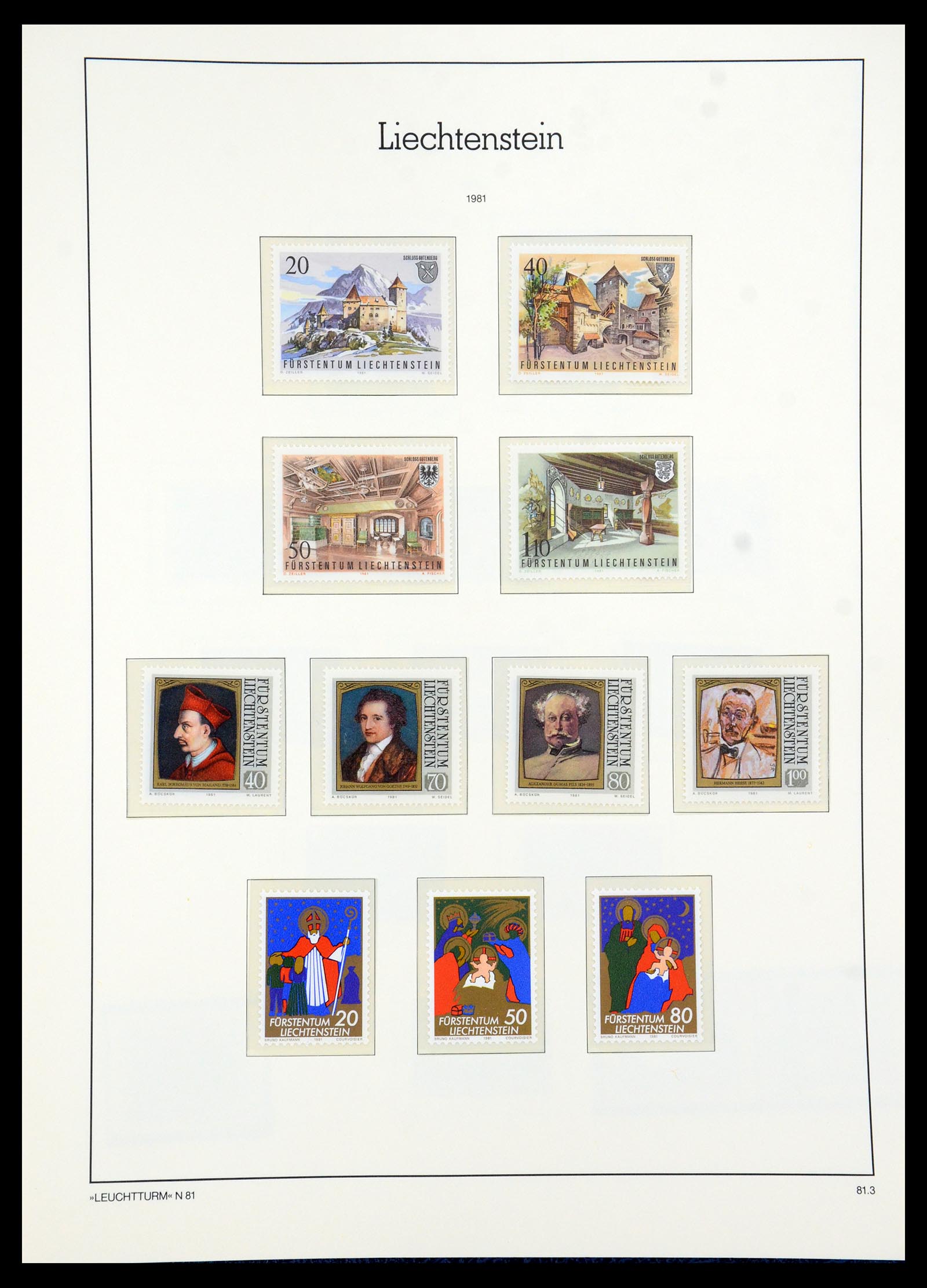 36286 051 - Stamp collection 36286 Liechtenstein 1959-2005.