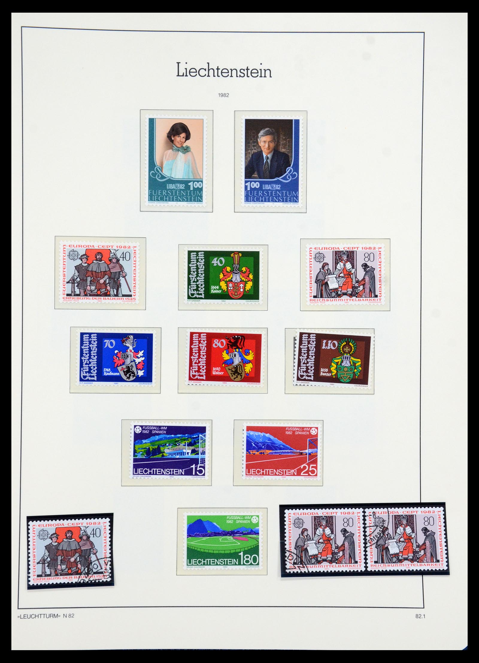 36286 052 - Stamp collection 36286 Liechtenstein 1959-2005.