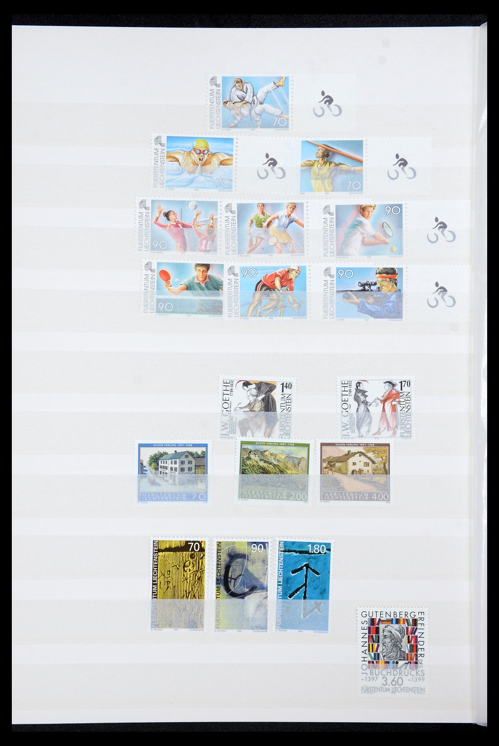 36286 087 - Stamp collection 36286 Liechtenstein 1959-2005.