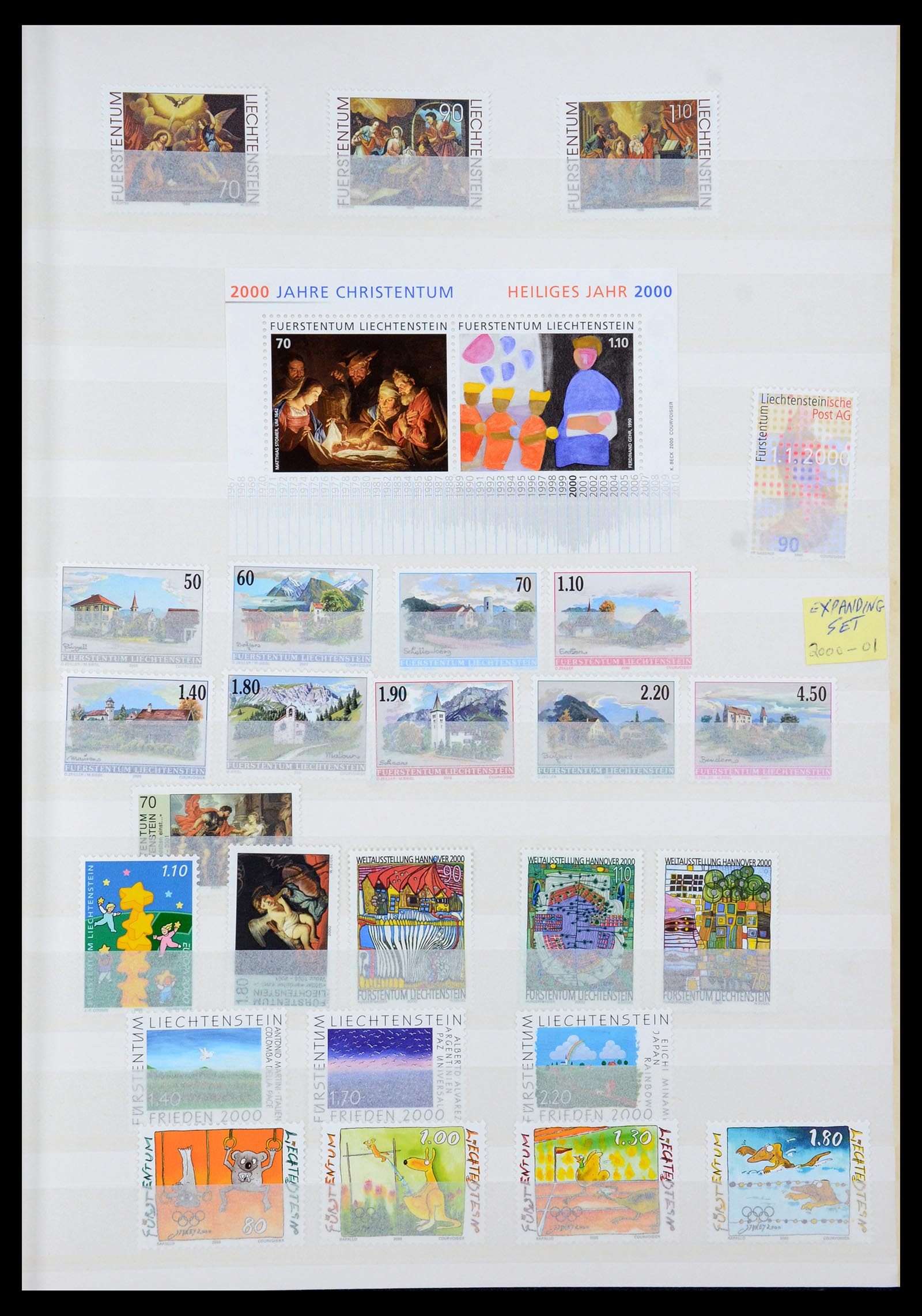 36286 088 - Stamp collection 36286 Liechtenstein 1959-2005.