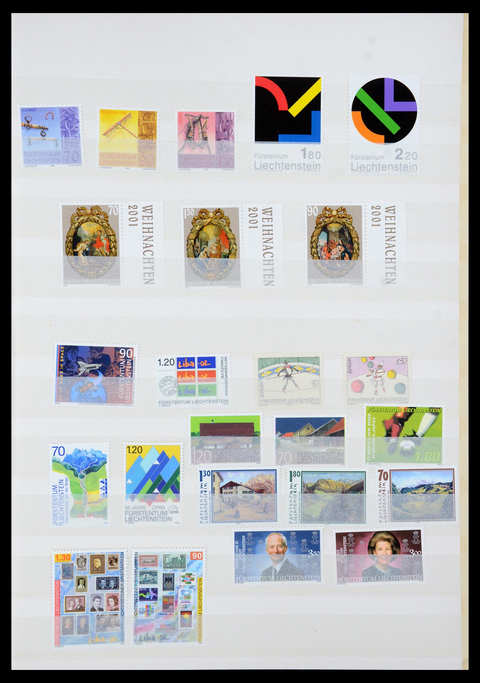 36286 090 - Stamp collection 36286 Liechtenstein 1959-2005.