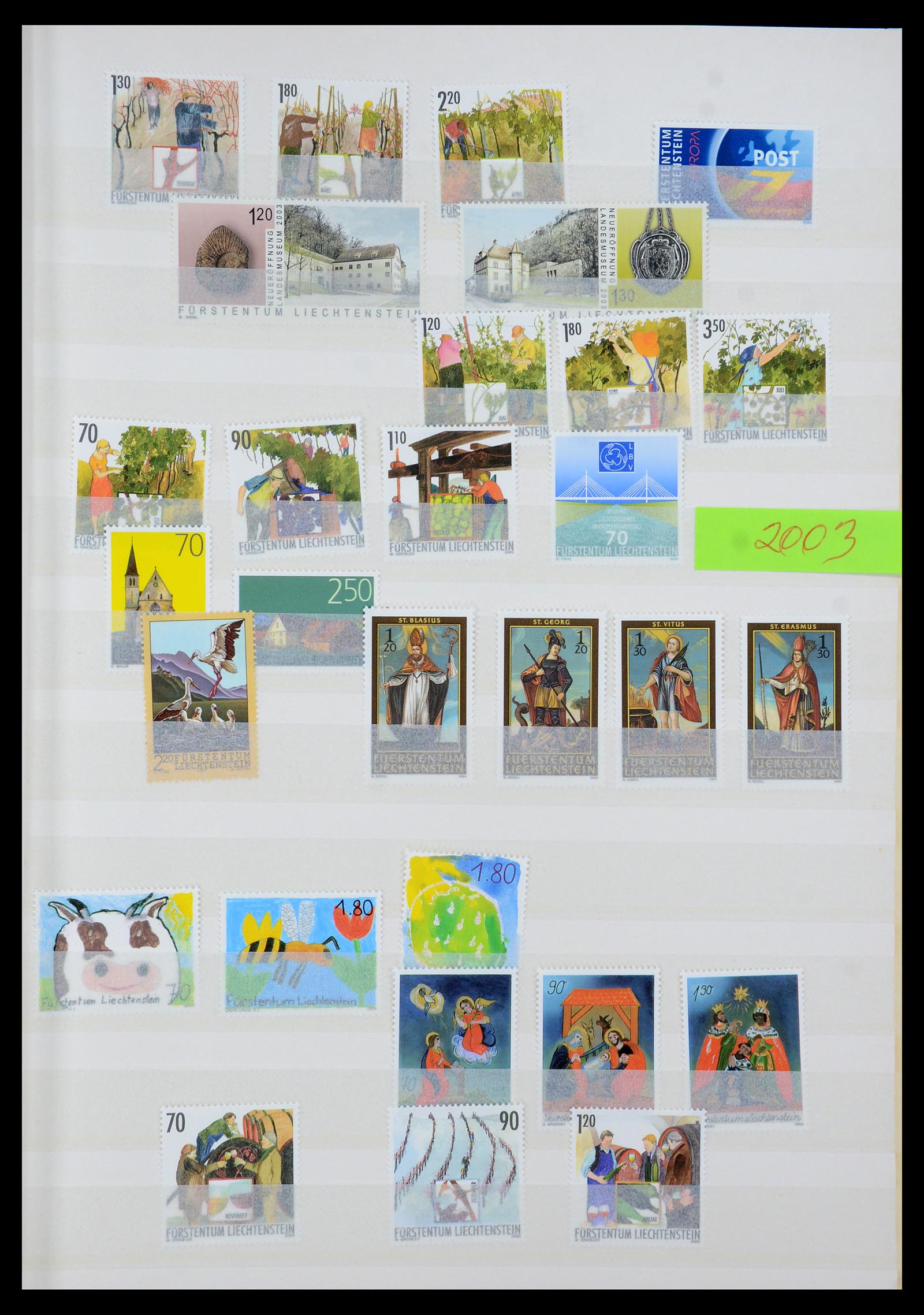 36286 092 - Stamp collection 36286 Liechtenstein 1959-2005.