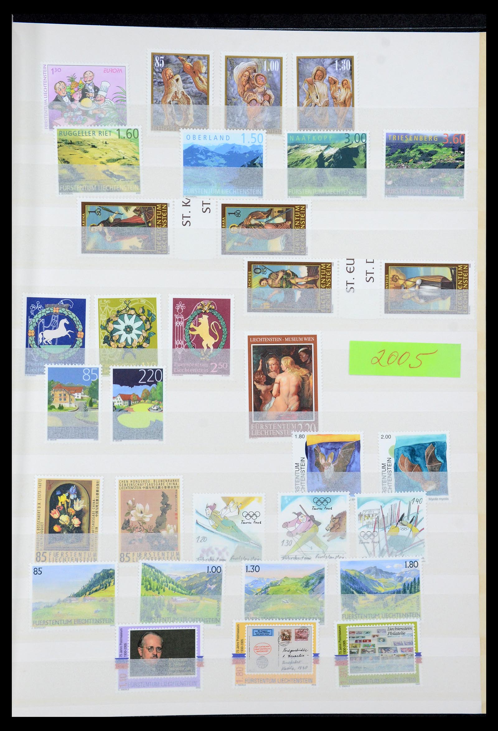36286 094 - Stamp collection 36286 Liechtenstein 1959-2005.