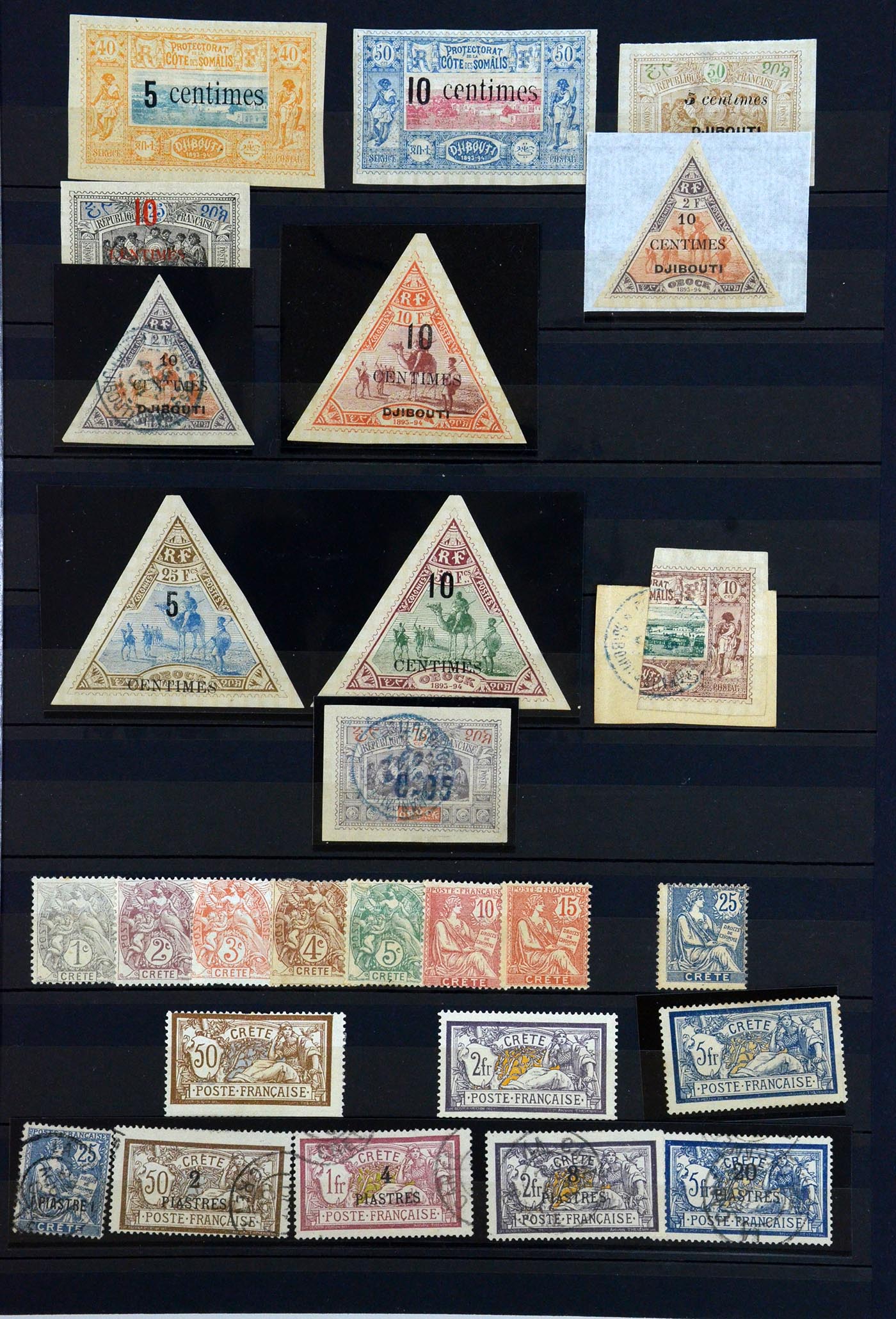 36290 015 - Postzegelverzameling 36290 Franse koloniën klassieke toppers 1859-190